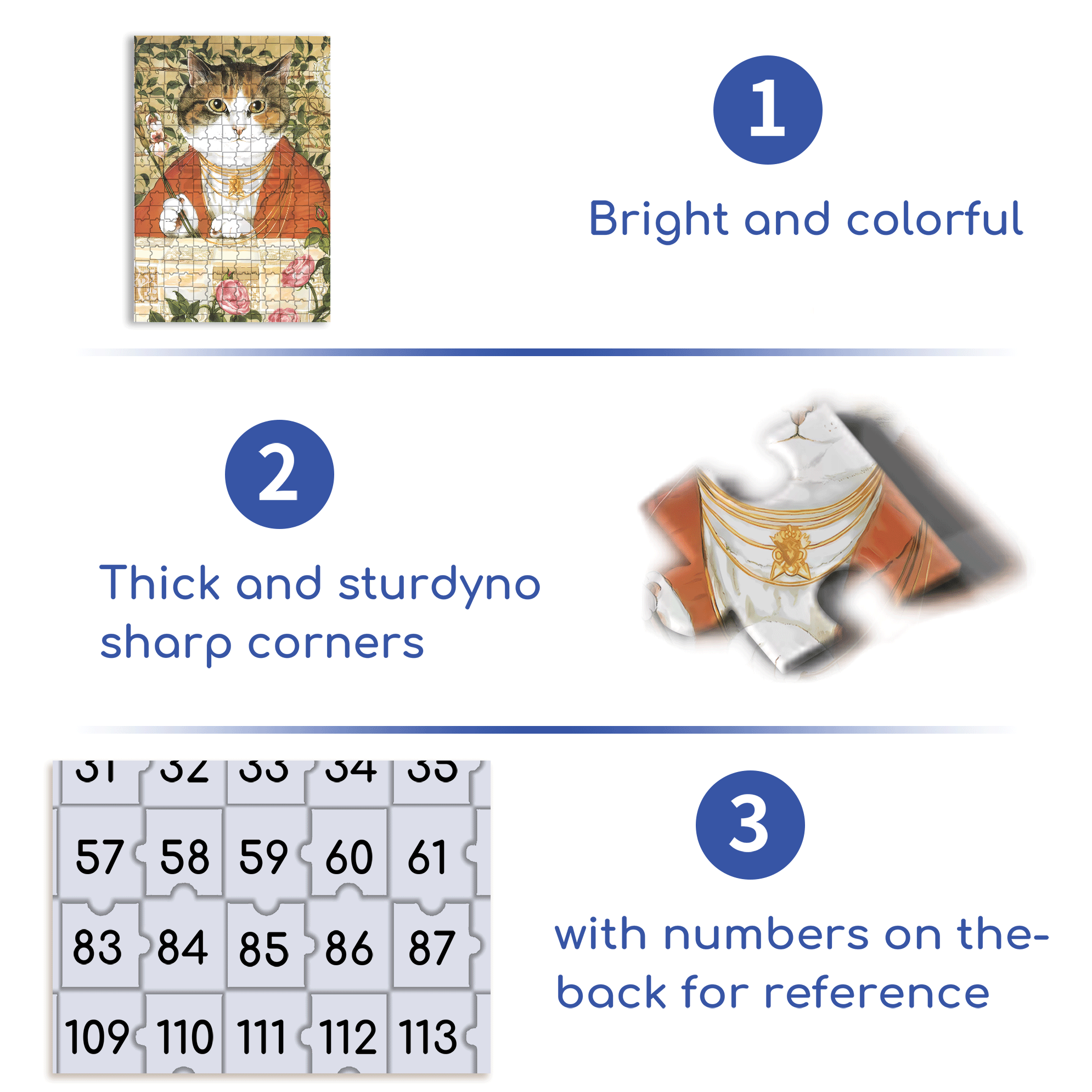 Fantastic Encounter between Cats and World Famous Paintings 10 500pcs/1000pcs Jigsaw Puzzle, Scratch-Resistant, Interactive Family Game & Brain-Boosting DIY Decor, Perfect for Halloween, Christmas & New Year Gifts, Family Puzzle Game