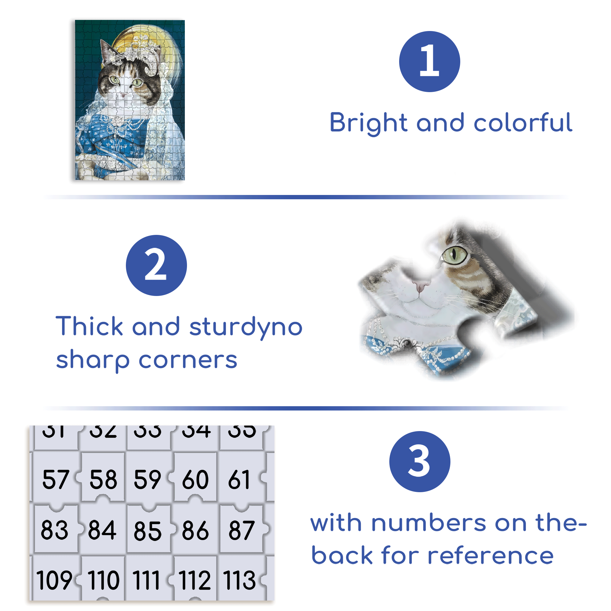 Fantastic Encounter between Cats and World Famous Paintings 500pcs/1000pcs Jigsaw Puzzle, Scratch-Resistant, Interactive Family Game & Brain-Boosting DIY Decor, Perfect for Halloween, Christmas & New Year Gifts, Family Puzzle Game