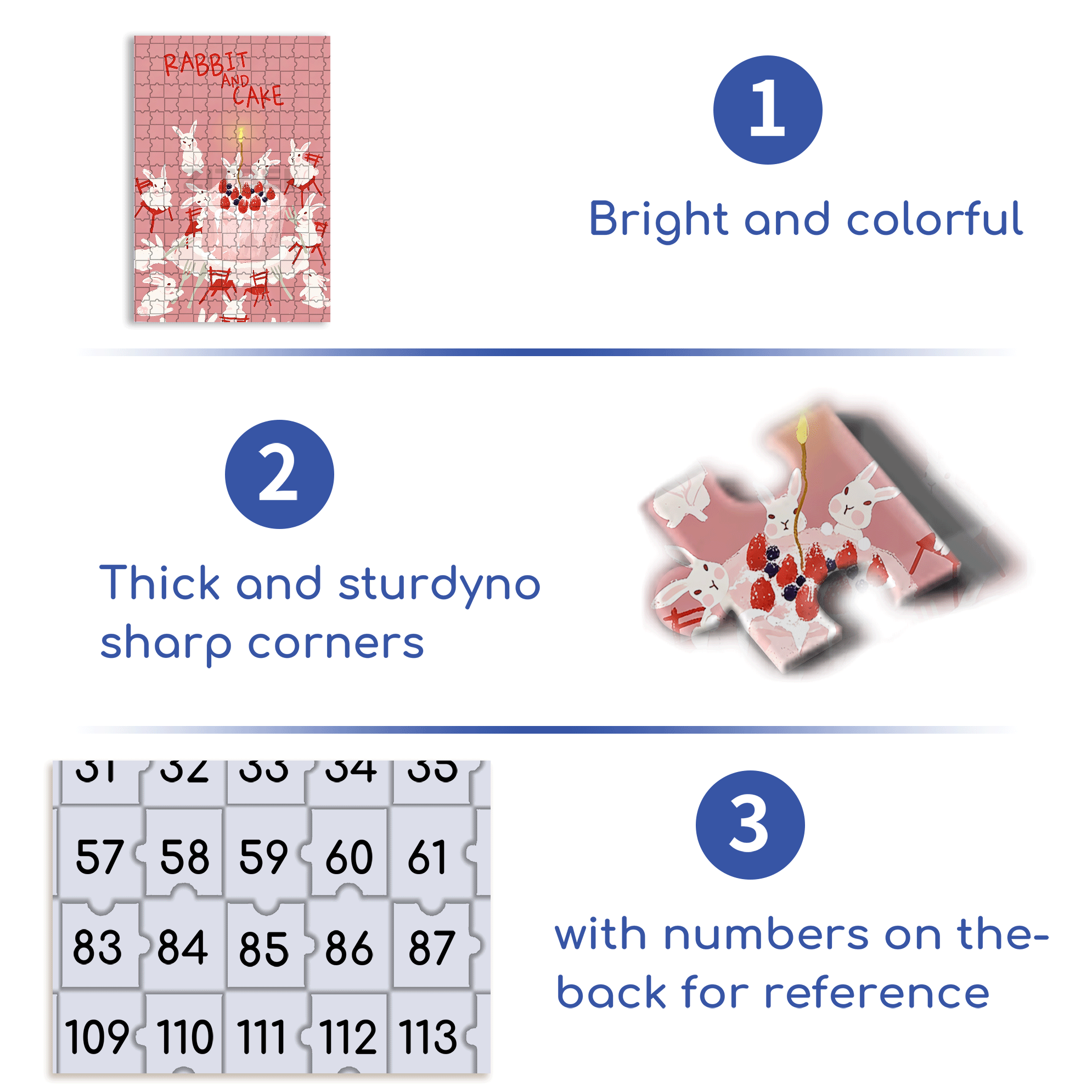 Celebrate Birthdays Together 500pcs/1000pcs Jigsaw Puzzle, Scratch-Resistant, Interactive Family Game & Brain-Boosting DIY Decor, Perfect for Halloween, Christmas & New Year Gifts, Family Puzzle Game