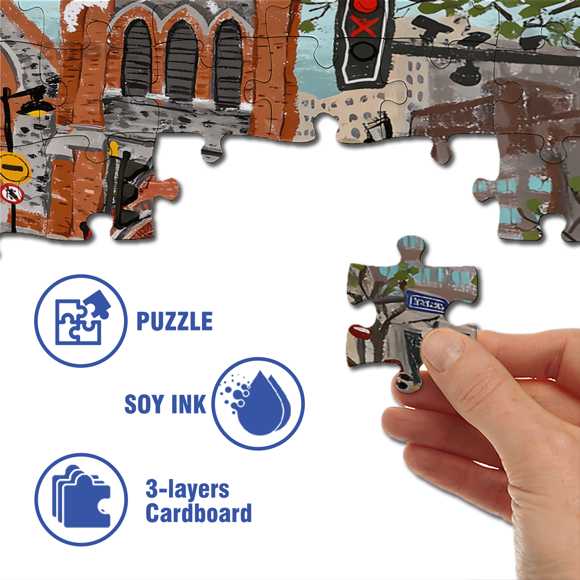 Cello Girl 500pcs/1000pcs Jigsaw Puzzle, Scratch-Resistant, Interactive Family Game & Brain-Boosting DIY Decor, Perfect for Halloween, Christmas & New Year Gifts, Family Puzzle Game