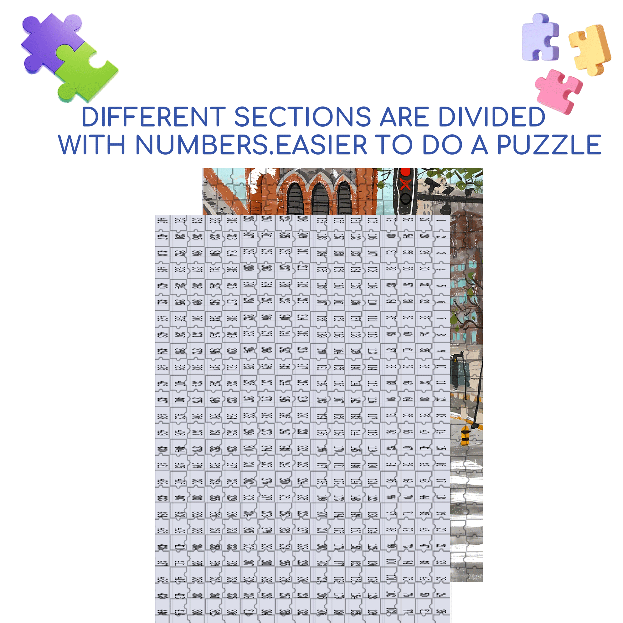 Cello Girl 500pcs/1000pcs Jigsaw Puzzle, Scratch-Resistant, Interactive Family Game & Brain-Boosting DIY Decor, Perfect for Halloween, Christmas & New Year Gifts, Family Puzzle Game