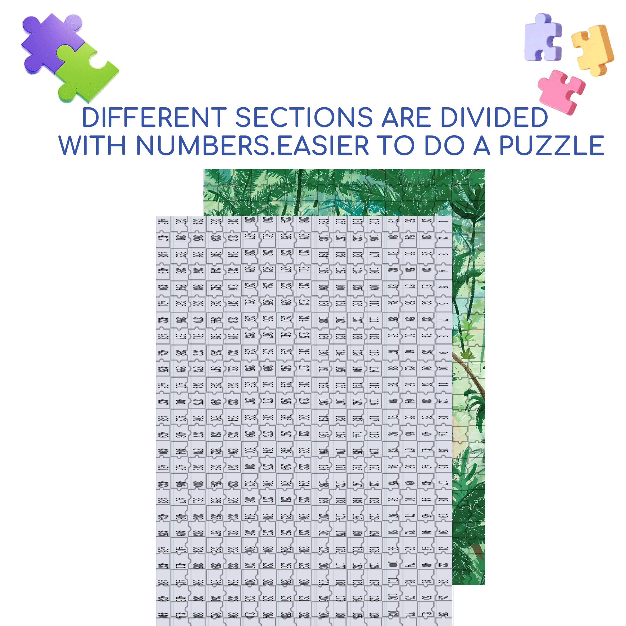 Coconut Grove 500pcs/1000pcs Jigsaw Puzzle, Scratch-Resistant, Interactive Family Game & Brain-Boosting DIY Decor, Perfect for Halloween, Christmas & New Year Gifts, Family Puzzle Game