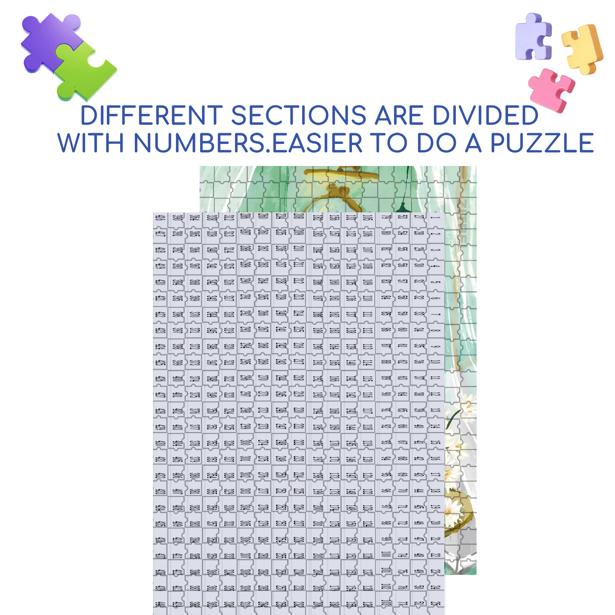Cool Feeling 500pcs/1000pcs Jigsaw Puzzle, Scratch-Resistant, Interactive Family Game & Brain-Boosting DIY Decor, Perfect for Halloween, Christmas & New Year Gifts, Family Puzzle Game