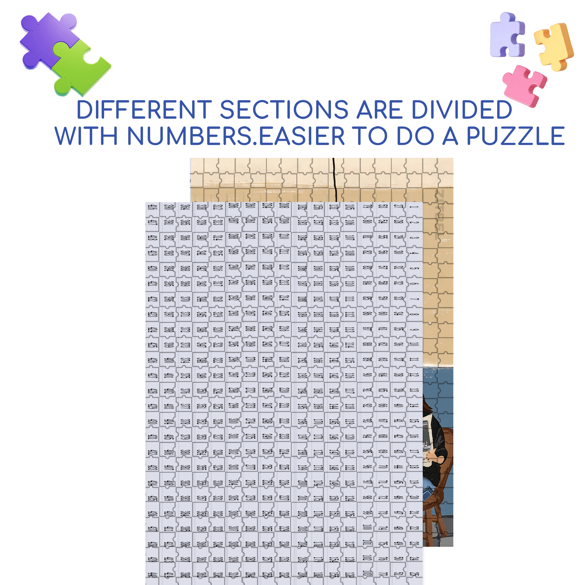 Cup Collector 500pcs/1000pcs Jigsaw Puzzle, Scratch-Resistant, Interactive Family Game & Brain-Boosting DIY Decor, Perfect for Halloween, Christmas & New Year Gifts, Family Puzzle Game