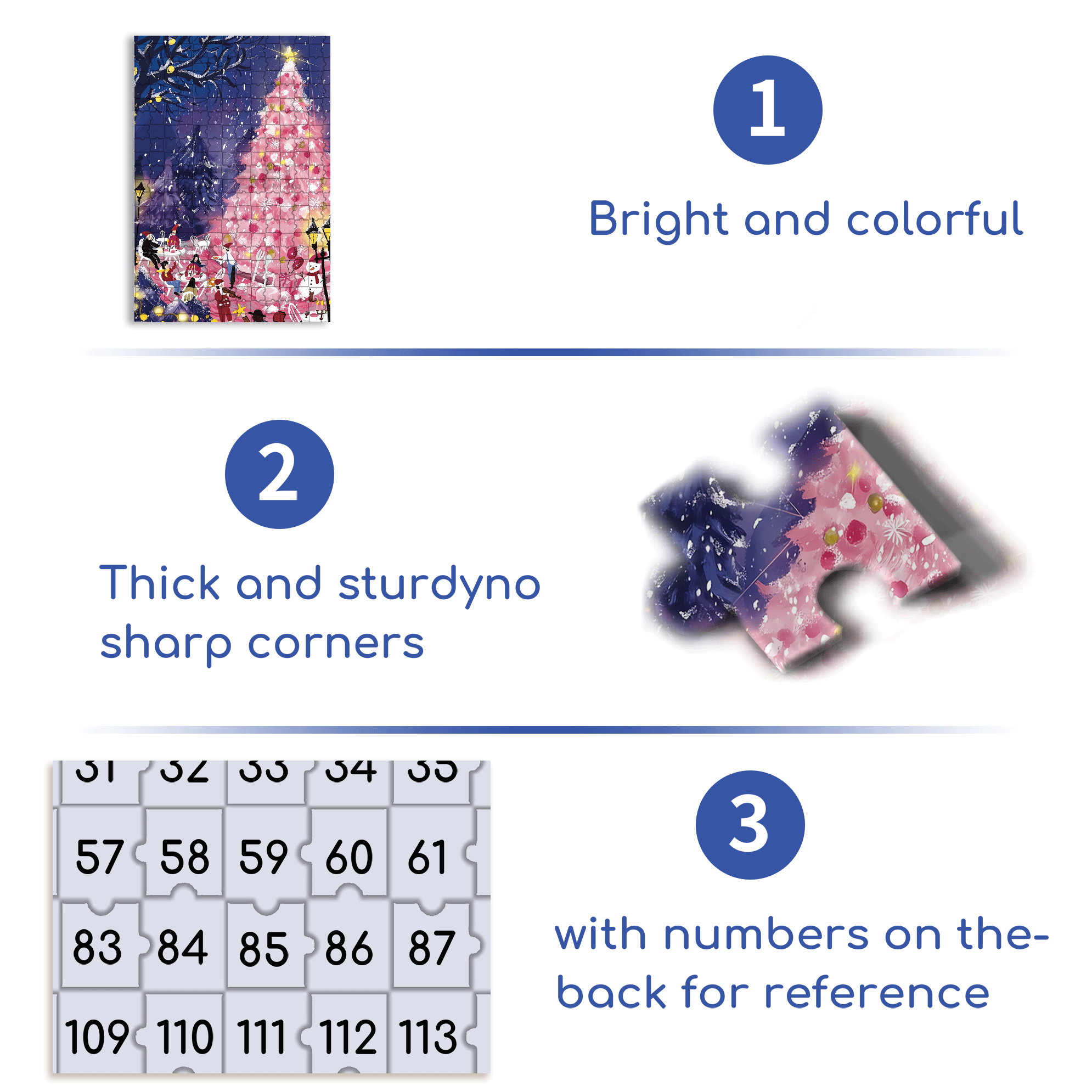 Dinner Under The Christmas Tree 500pcs/1000pcs Jigsaw Puzzle, Scratch-Resistant, Interactive Family Game & Brain-Boosting DIY Decor, Perfect for Halloween, Christmas & New Year Gifts, Family Puzzle Game