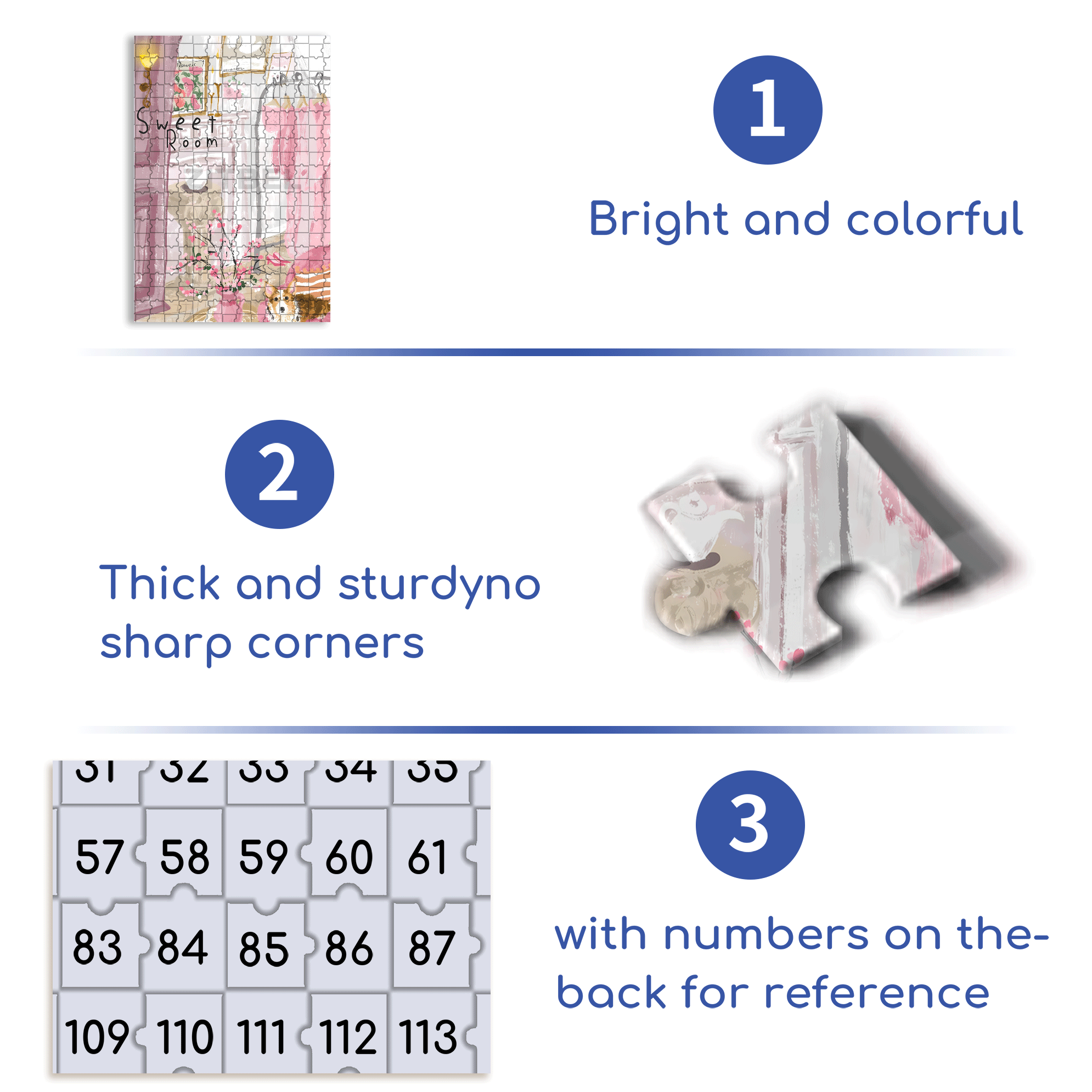Flowers And Cats 500pcs/1000pcs Jigsaw Puzzle, Scratch-Resistant, Interactive Family Game & Brain-Boosting DIY Decor, Perfect for Halloween, Christmas & New Year Gifts, Family Puzzle Game