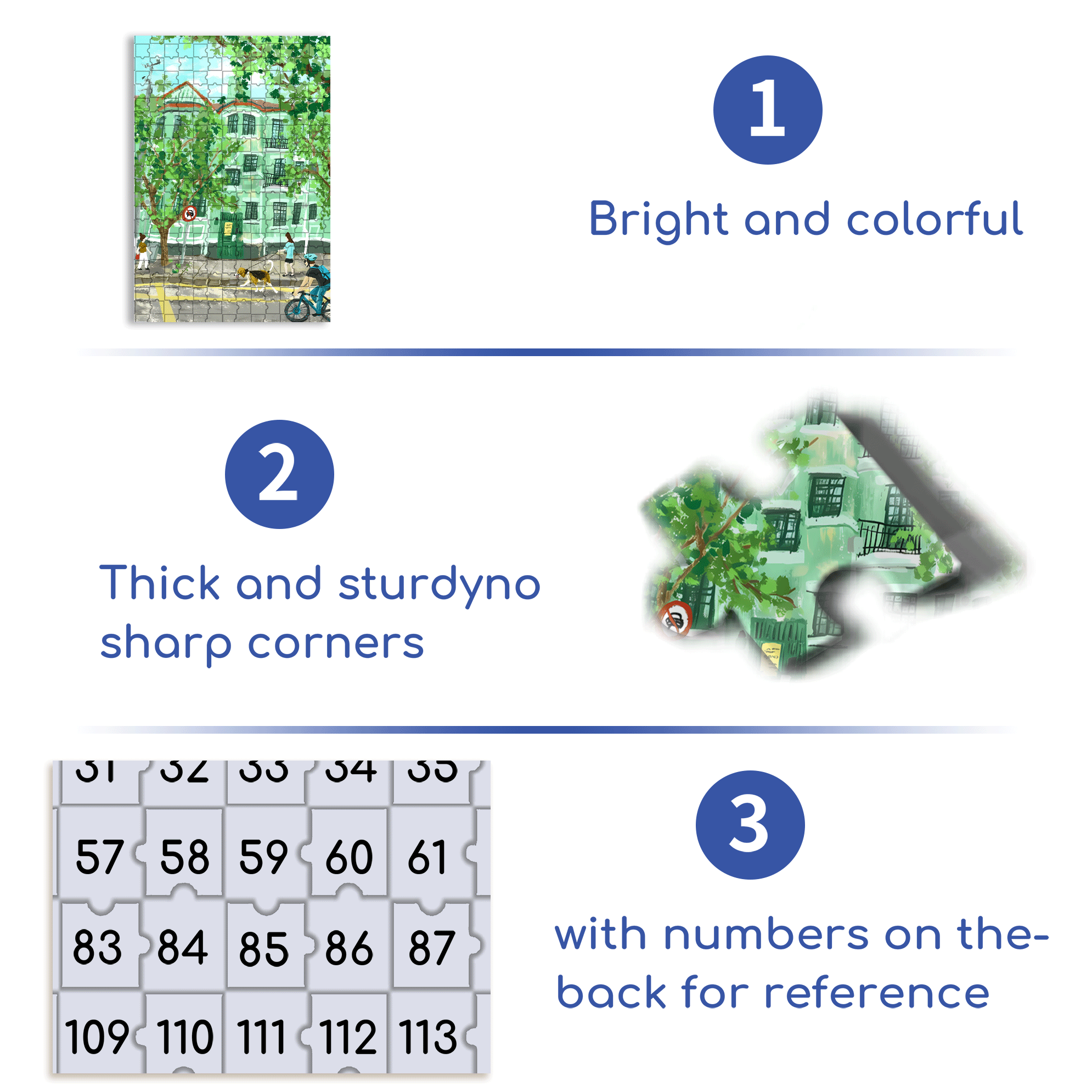 Green House 500pcs/1000pcs Jigsaw Puzzle, Scratch-Resistant, Interactive Family Game & Brain-Boosting DIY Decor, Perfect for Halloween, Christmas & New Year Gifts, Family Puzzle Game