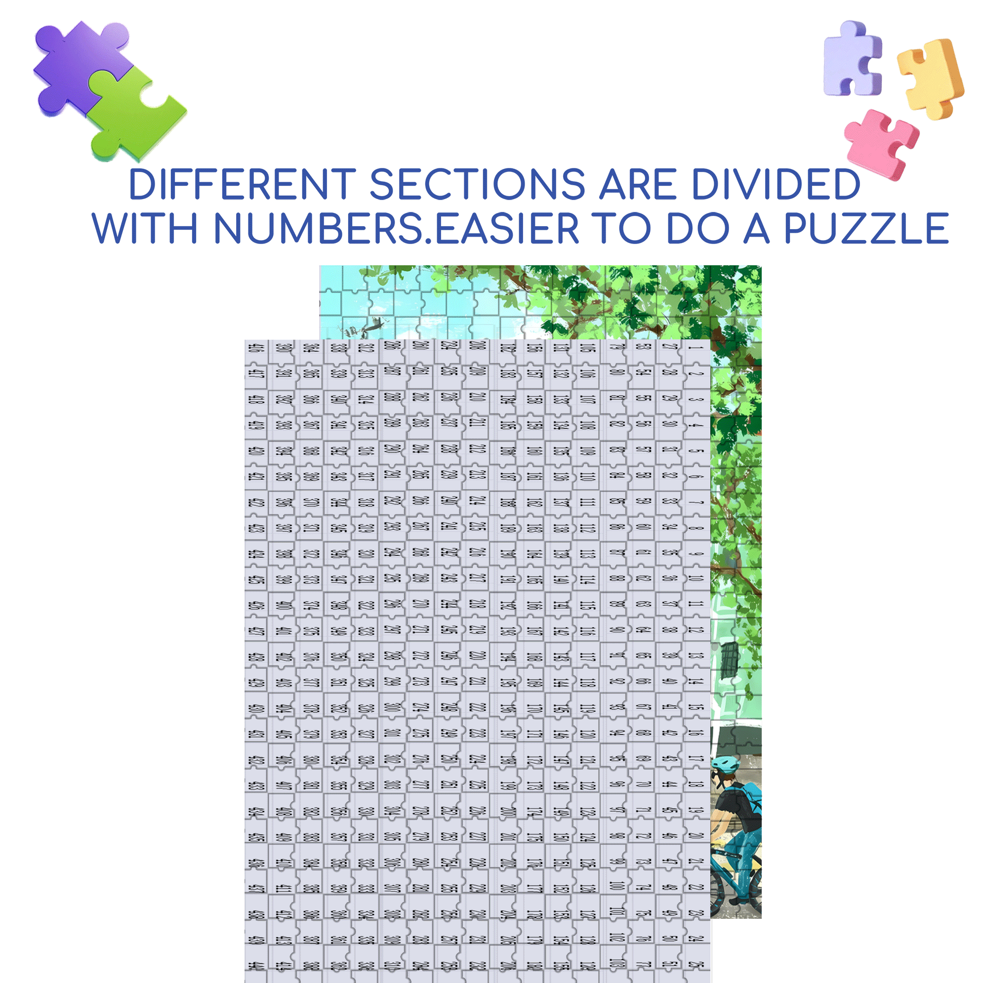 Green House 500pcs/1000pcs Jigsaw Puzzle, Scratch-Resistant, Interactive Family Game & Brain-Boosting DIY Decor, Perfect for Halloween, Christmas & New Year Gifts, Family Puzzle Game