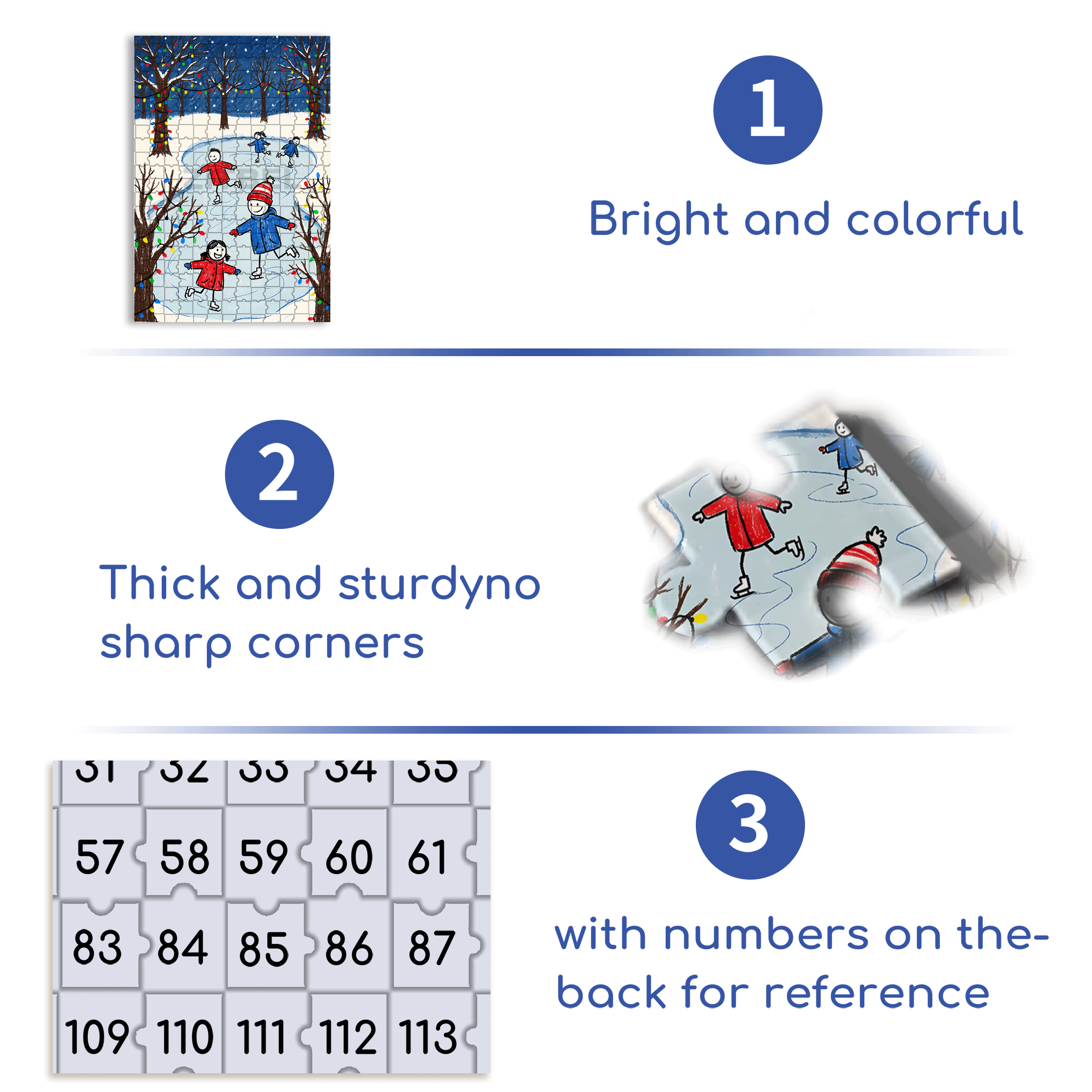 Ice Carnival 500pcs/1000pcs Jigsaw Puzzle, Scratch-Resistant, Interactive Family Game & Brain-Boosting DIY Decor, Perfect for Halloween, Christmas & New Year Gifts, Family Puzzle Game