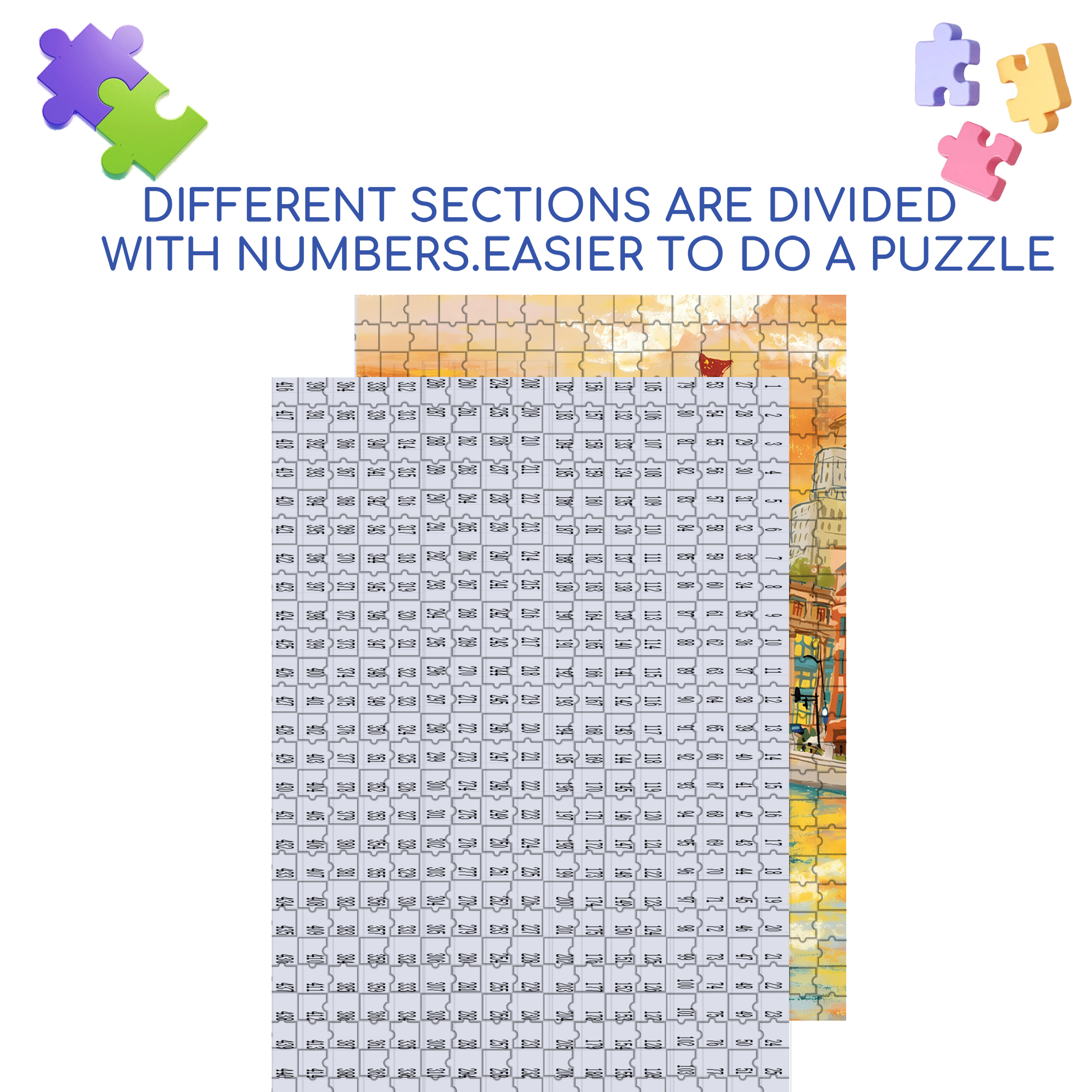 Love At Sunset And Dusk 500pcs/1000pcs Jigsaw Puzzle, Scratch-Resistant, Interactive Family Game & Brain-Boosting DIY Decor, Perfect for Halloween, Christmas & New Year Gifts, Family Puzzle Game