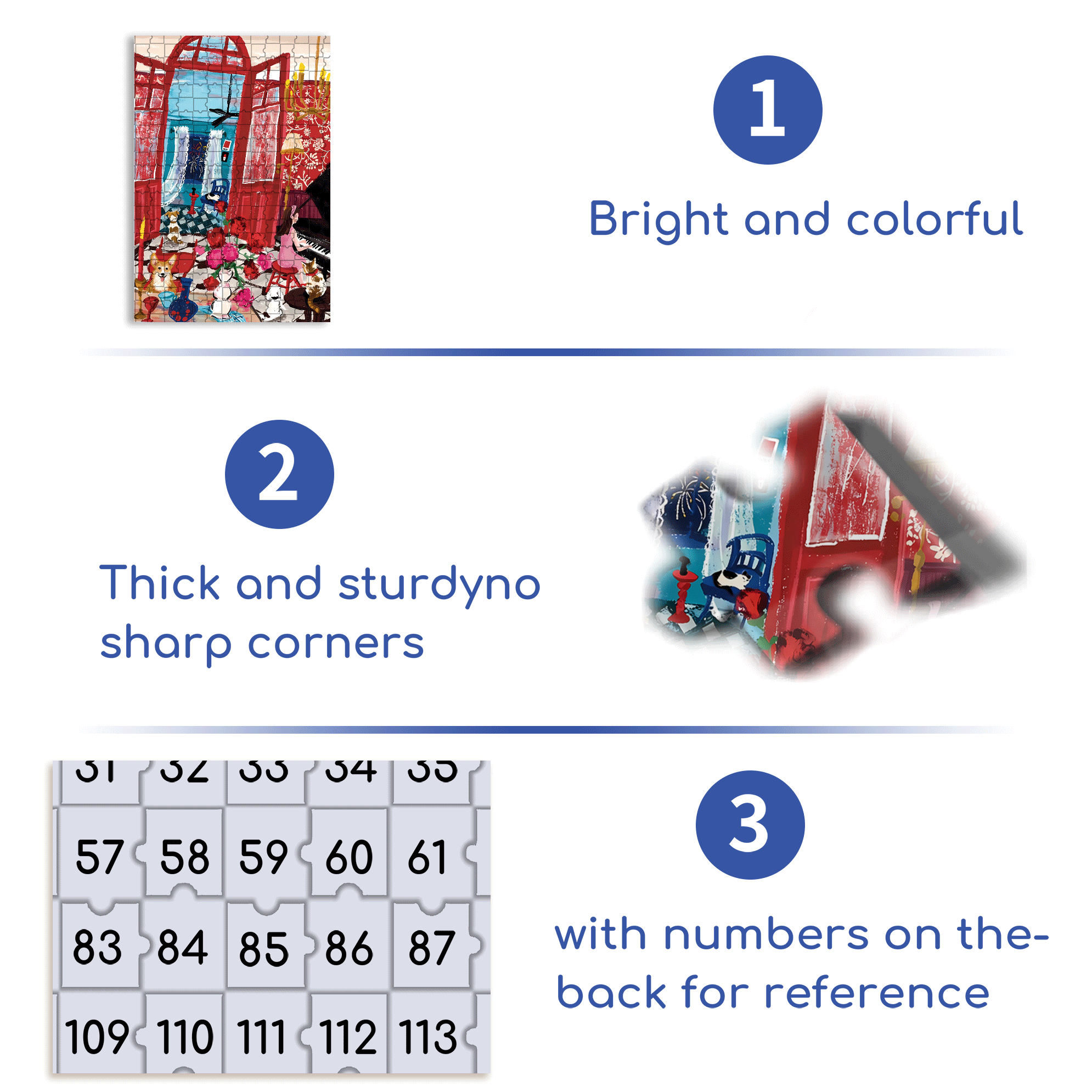 New Year's Listening 500pcs/1000pcs Jigsaw Puzzle, Scratch-Resistant, Interactive Family Game & Brain-Boosting DIY Decor, Perfect for Halloween, Christmas & New Year Gifts, Family Puzzle Game