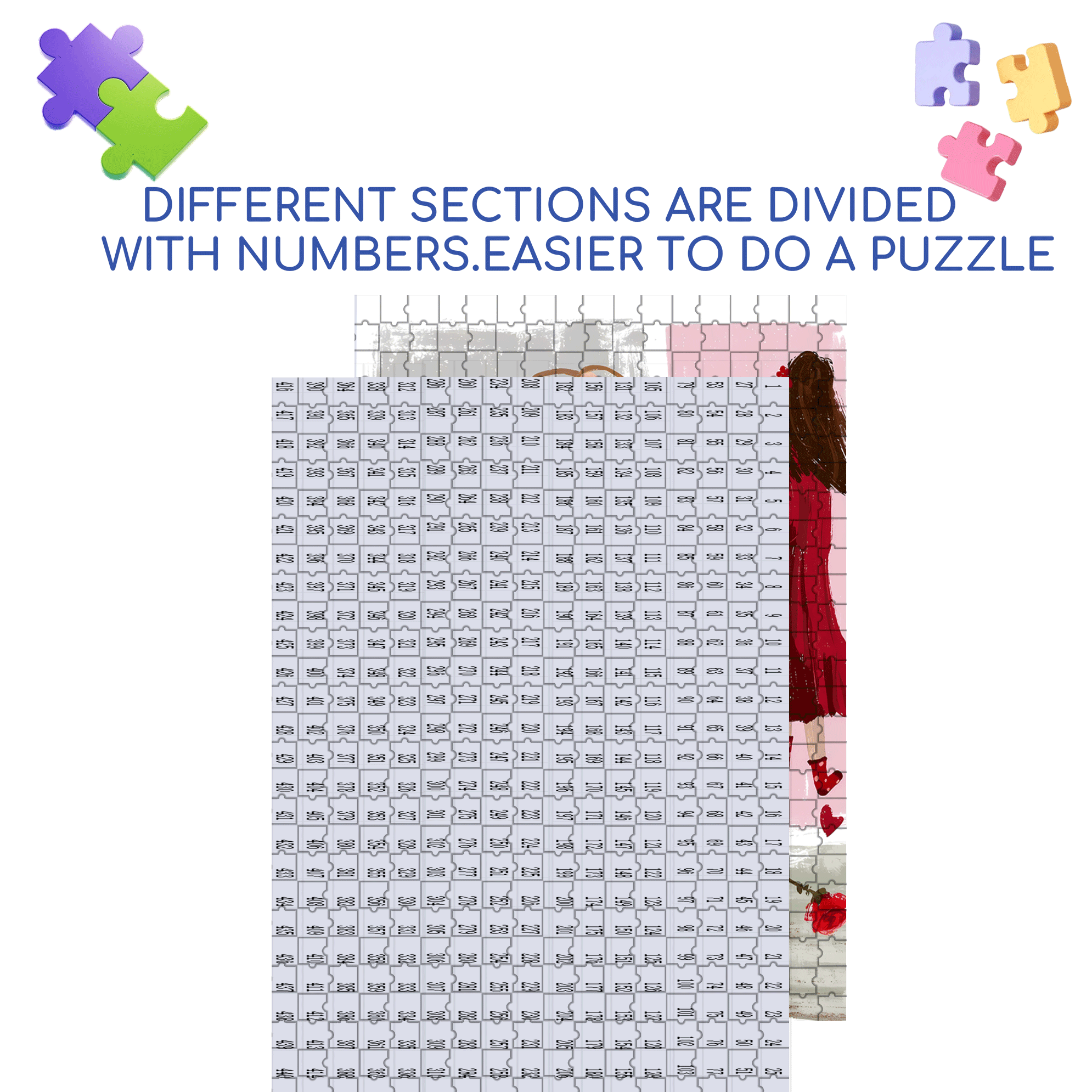 One Fineday 500pcs/1000pcs Jigsaw Puzzle, Scratch-Resistant, Interactive Family Game & Brain-Boosting DIY Decor, Perfect for Halloween, Christmas & New Year Gifts, Family Puzzle Game