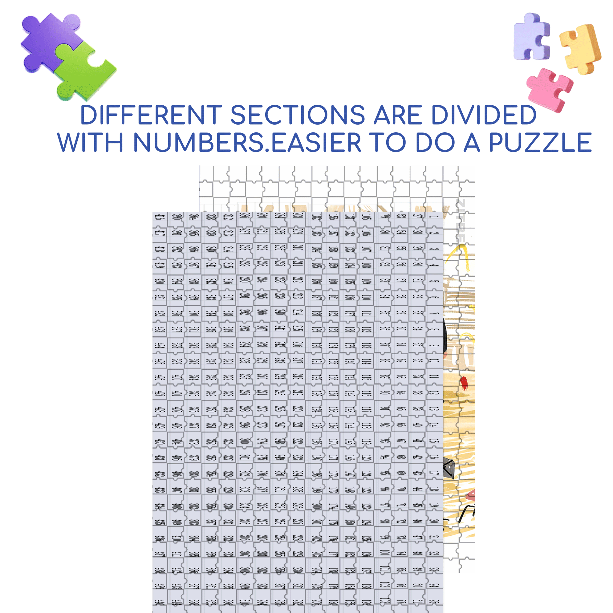 Applause Moment 500pcs/1000pcs Jigsaw Puzzle, Scratch-Resistant, Interactive Family Game & Brain-Boosting DIY Decor, Perfect for Halloween, Christmas & New Year Gifts, Family Puzzle Game