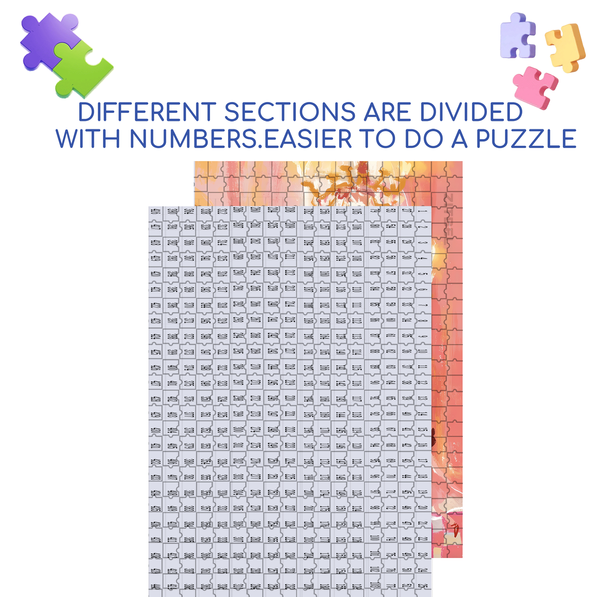Dancing Under The Crystal Lamp 500pcs/1000pcs Jigsaw Puzzle, Scratch-Resistant, Interactive Family Game & Brain-Boosting DIY Decor, Perfect for Halloween, Christmas & New Year Gifts, Family Puzzle Game
