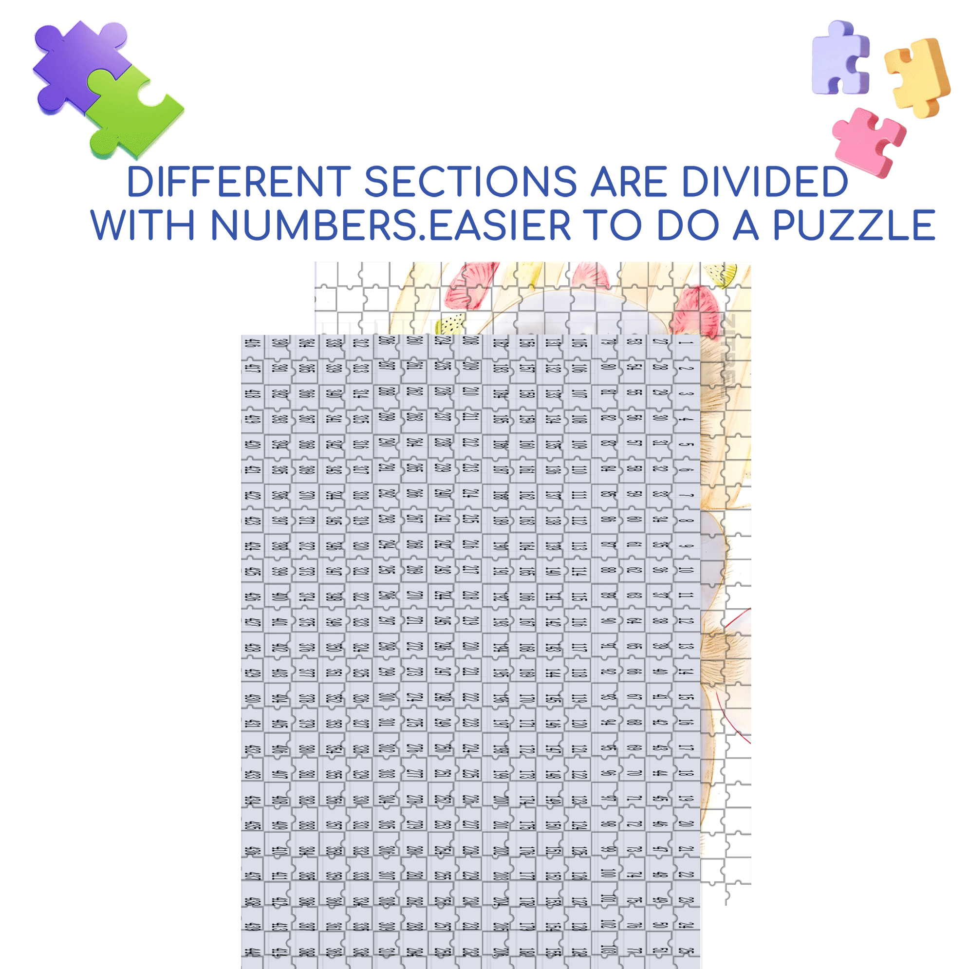 Good Night, Little Bear 500pcs/1000pcs Jigsaw Puzzle, Scratch-Resistant, Interactive Family Game & Brain-Boosting DIY Decor, Perfect for Halloween, Christmas & New Year Gifts, Family Puzzle Game