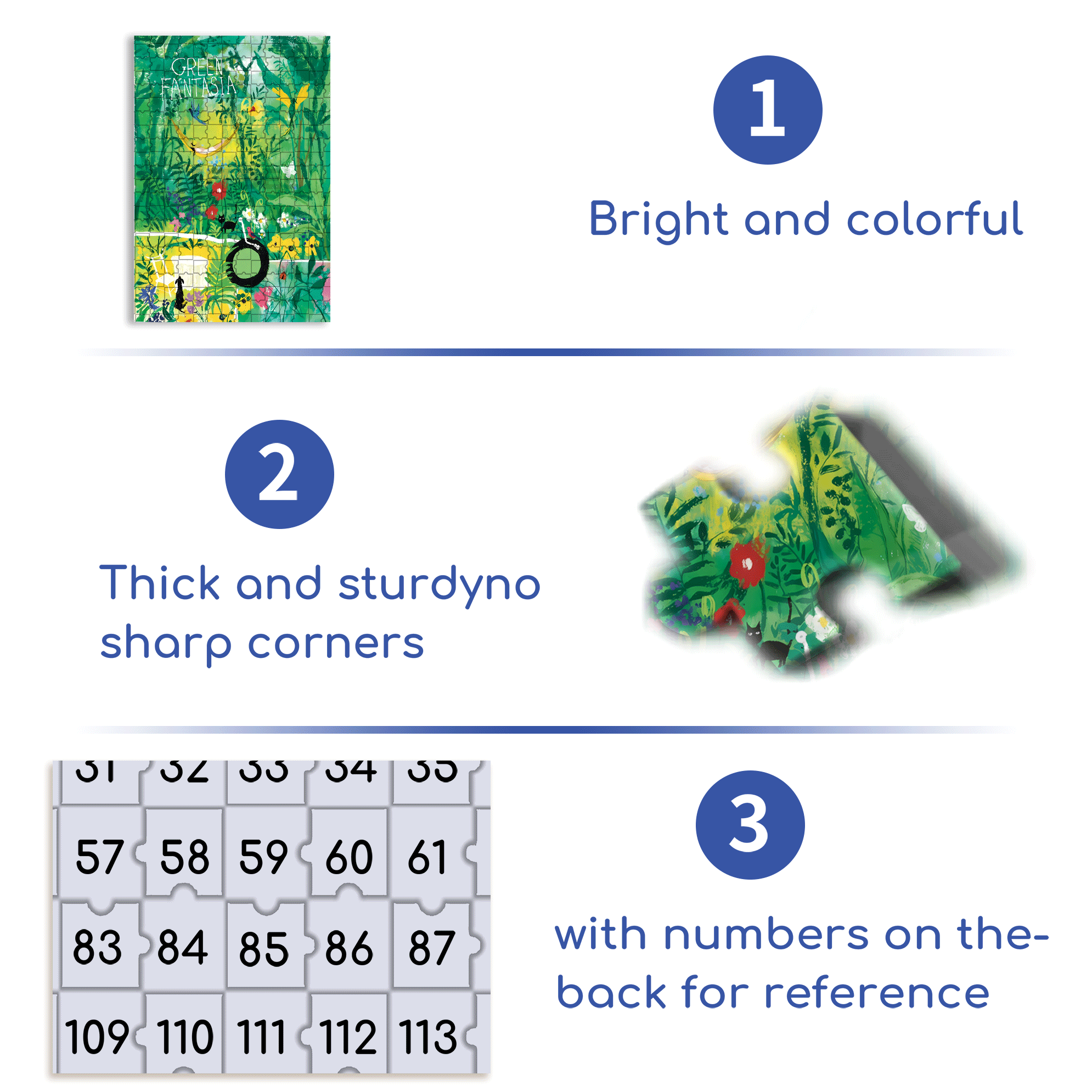 Green Rhapsody 500pcs/1000pcs Jigsaw Puzzle, Scratch-Resistant, Interactive Family Game & Brain-Boosting DIY Decor, Perfect for Halloween, Christmas & New Year Gifts, Family Puzzle Game