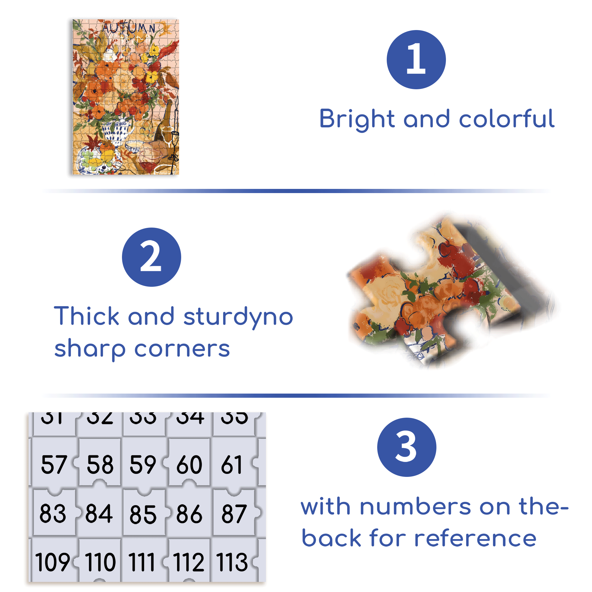Hello, September 500pcs/1000pcs Jigsaw Puzzle, Scratch-Resistant, Interactive Family Game & Brain-Boosting DIY Decor, Perfect for Halloween, Christmas & New Year Gifts, Family Puzzle Game