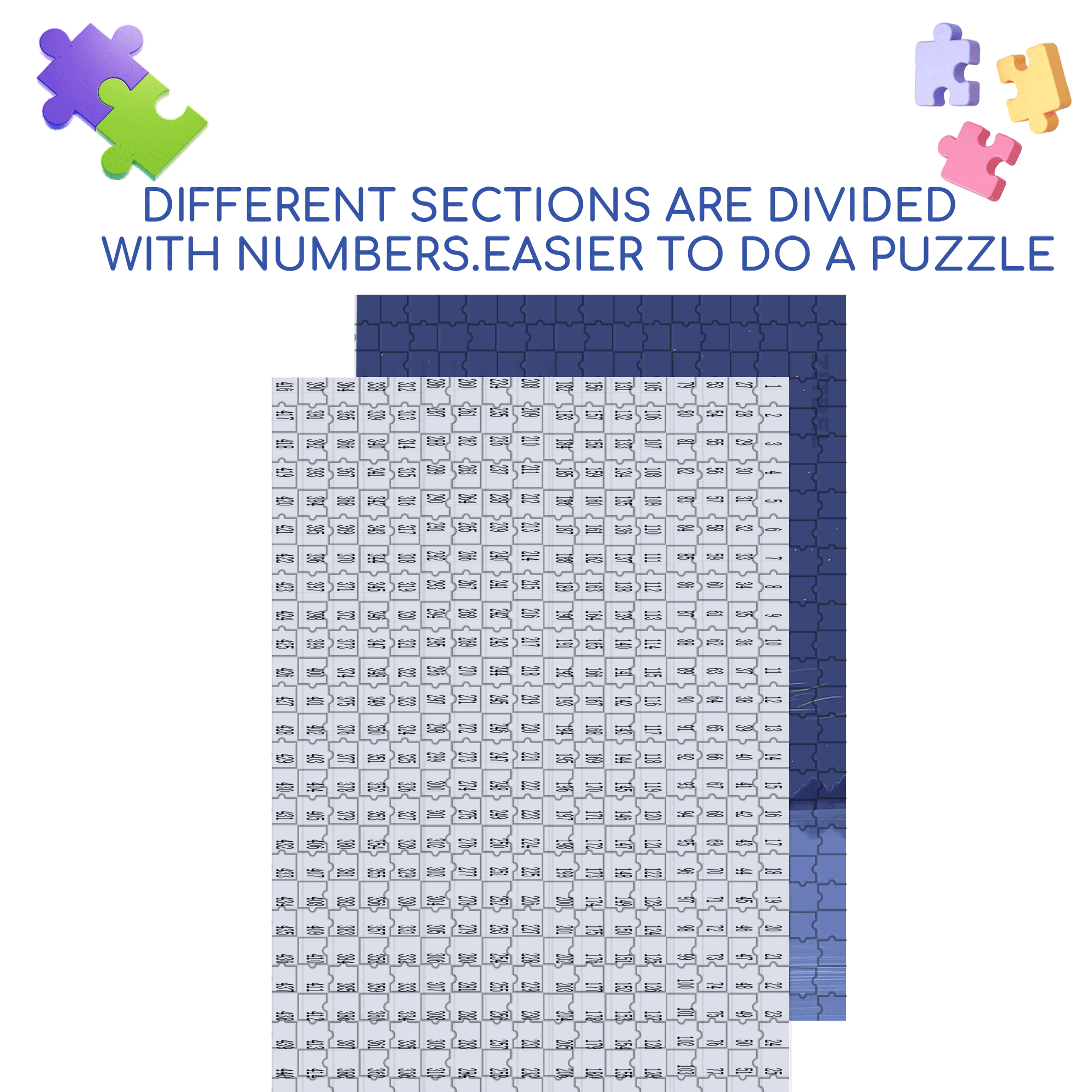 Ice Waltz 500pcs/1000pcs Jigsaw Puzzle, Scratch-Resistant, Interactive Family Game & Brain-Boosting DIY Decor, Perfect for Halloween, Christmas & New Year Gifts, Family Puzzle Game