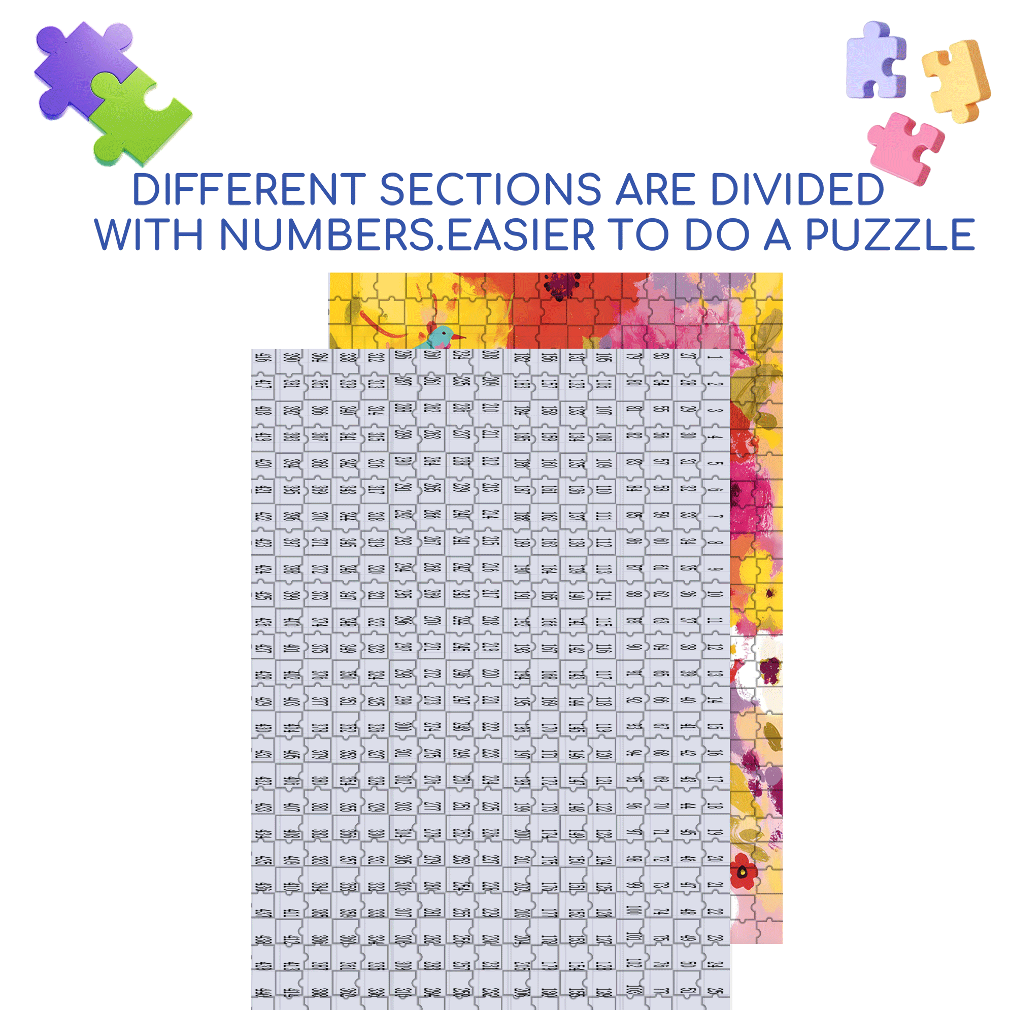July 500pcs/1000pcs Jigsaw Puzzle, Scratch-Resistant, Interactive Family Game & Brain-Boosting DIY Decor, Perfect for Halloween, Christmas & New Year Gifts, Family Puzzle Game