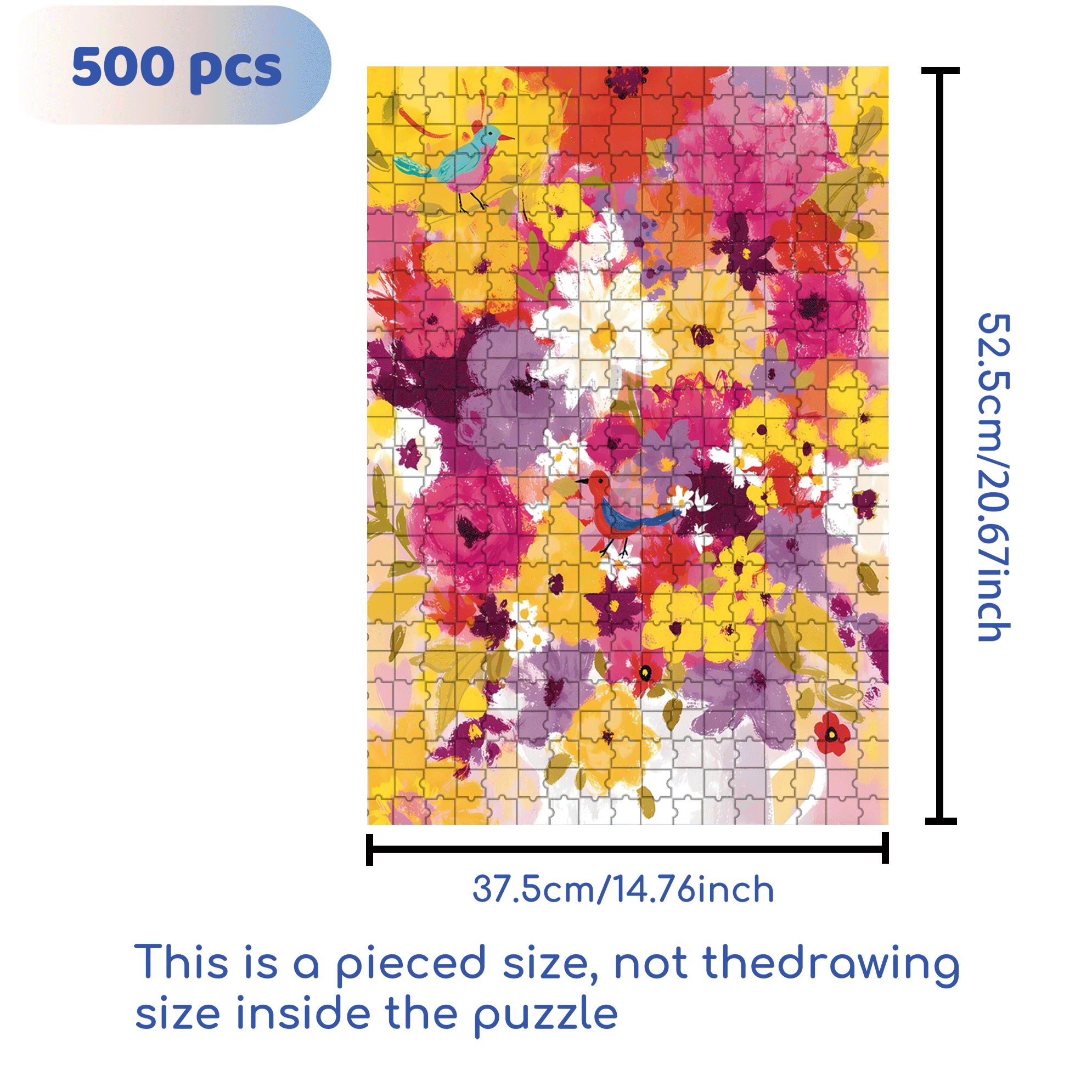 July 500pcs/1000pcs Jigsaw Puzzle, Scratch-Resistant, Interactive Family Game & Brain-Boosting DIY Decor, Perfect for Halloween, Christmas & New Year Gifts, Family Puzzle Game