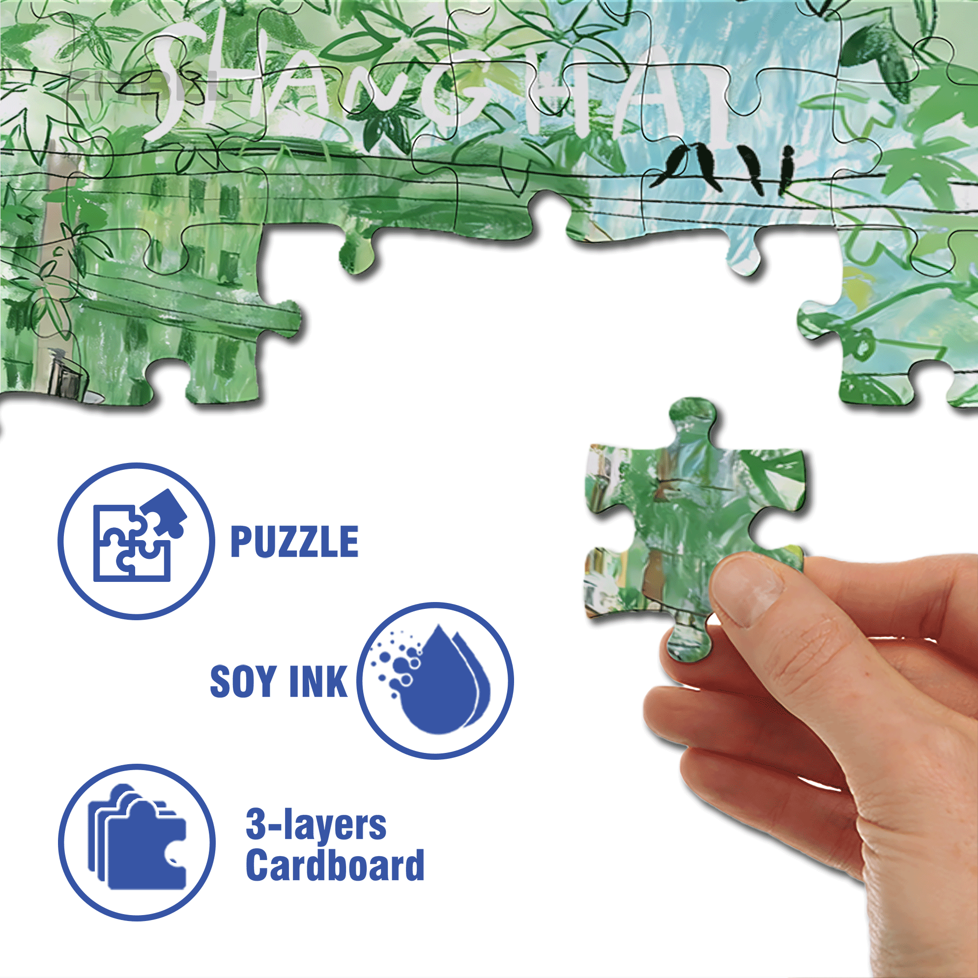 Keep The Summer 500pcs/1000pcs Jigsaw Puzzle, Scratch-Resistant, Interactive Family Game & Brain-Boosting DIY Decor, Perfect for Halloween, Christmas & New Year Gifts, Family Puzzle Game