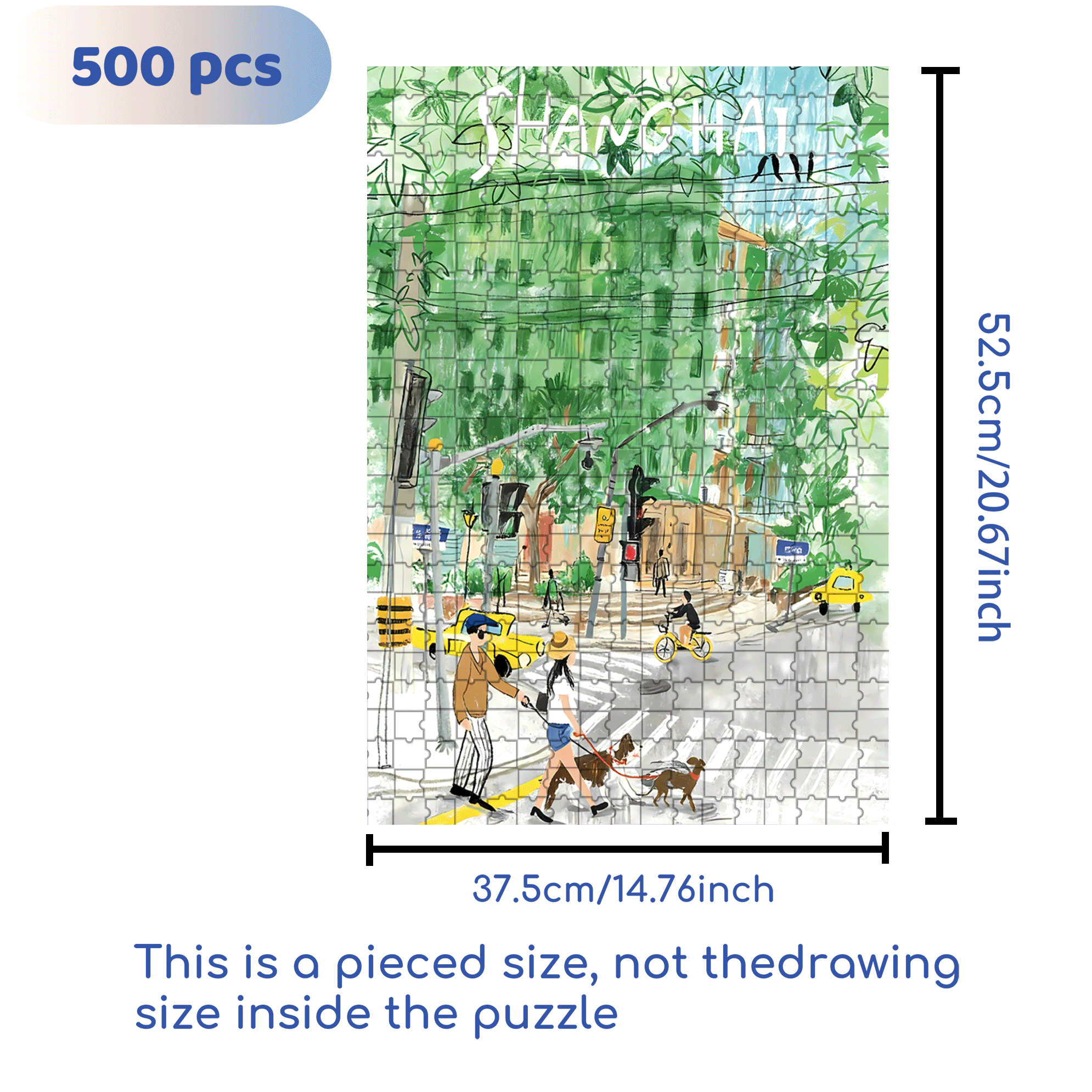 Keep The Summer 500pcs/1000pcs Jigsaw Puzzle, Scratch-Resistant, Interactive Family Game & Brain-Boosting DIY Decor, Perfect for Halloween, Christmas & New Year Gifts, Family Puzzle Game