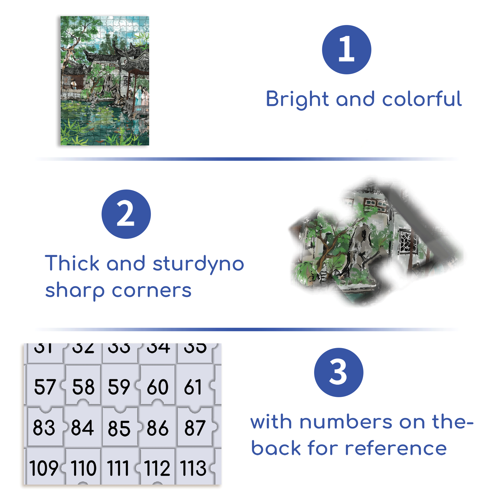 Lingering Garden 500pcs/1000pcs Jigsaw Puzzle, Scratch-Resistant, Interactive Family Game & Brain-Boosting DIY Decor, Perfect for Halloween, Christmas & New Year Gifts, Family Puzzle Game