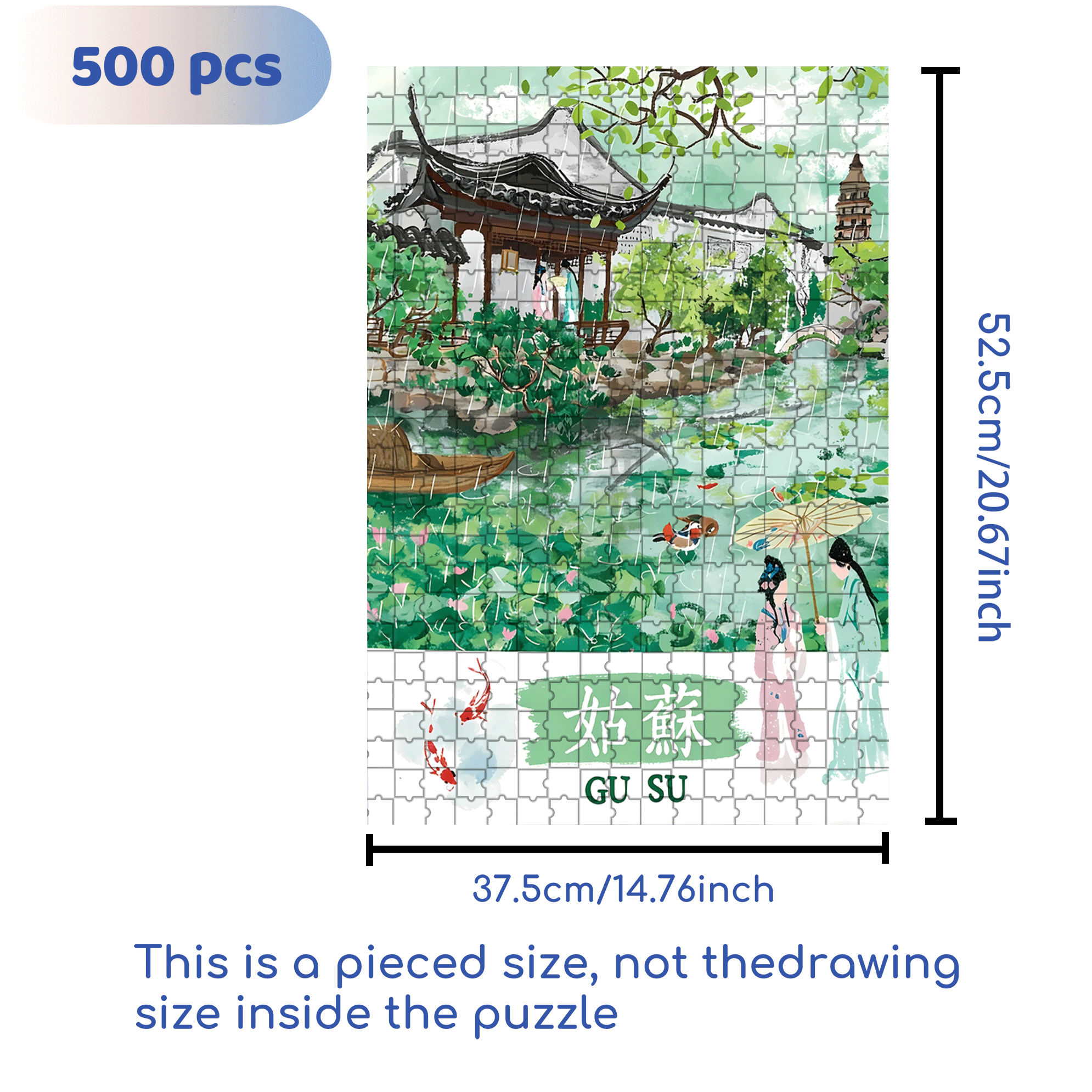 Lion Garden 500pcs/1000pcs Jigsaw Puzzle, Scratch-Resistant, Interactive Family Game & Brain-Boosting DIY Decor, Perfect for Halloween, Christmas & New Year Gifts, Family Puzzle Game