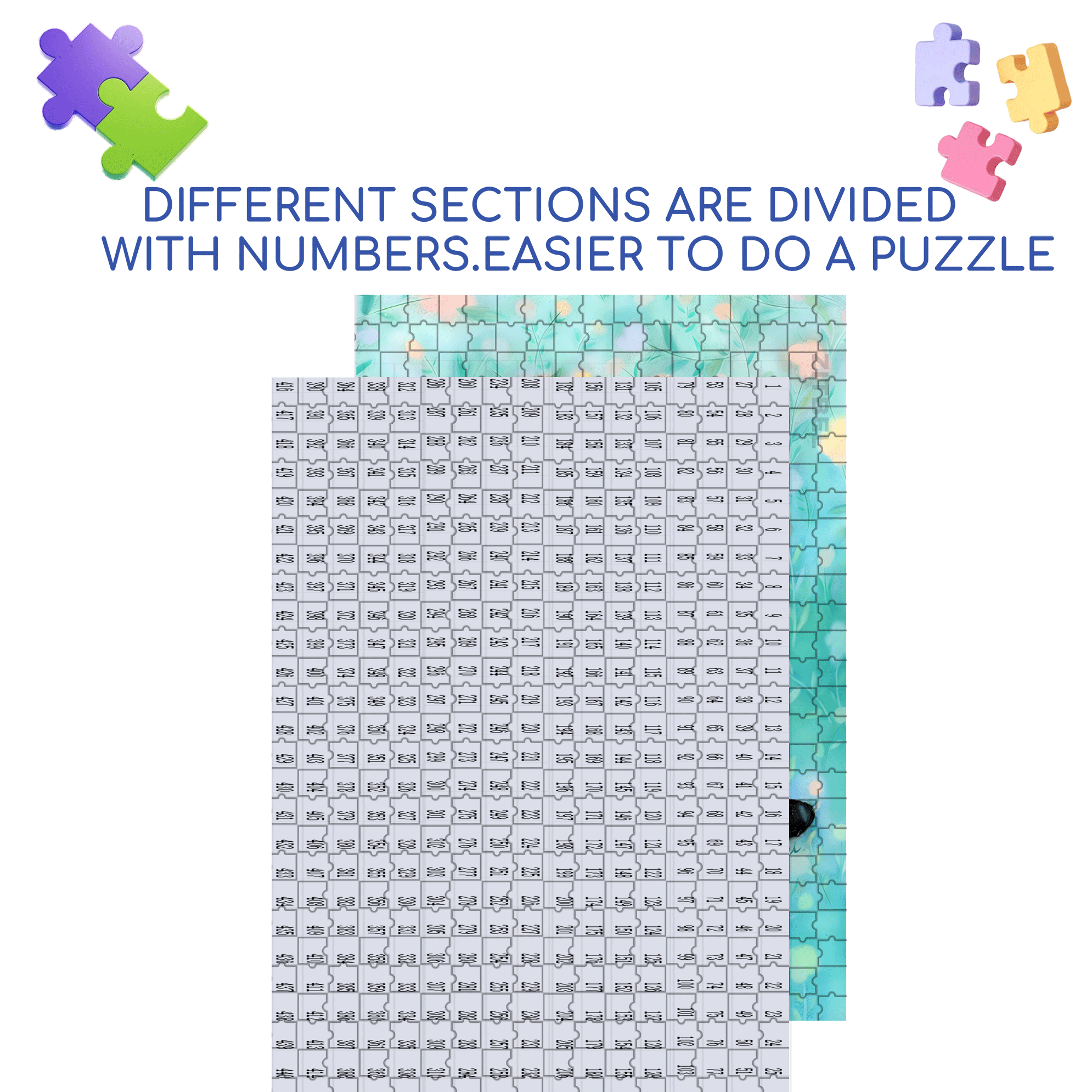 Little Bear Ballet 500pcs/1000pcs Jigsaw Puzzle, Scratch-Resistant, Interactive Family Game & Brain-Boosting DIY Decor, Perfect for Halloween, Christmas & New Year Gifts, Family Puzzle Game