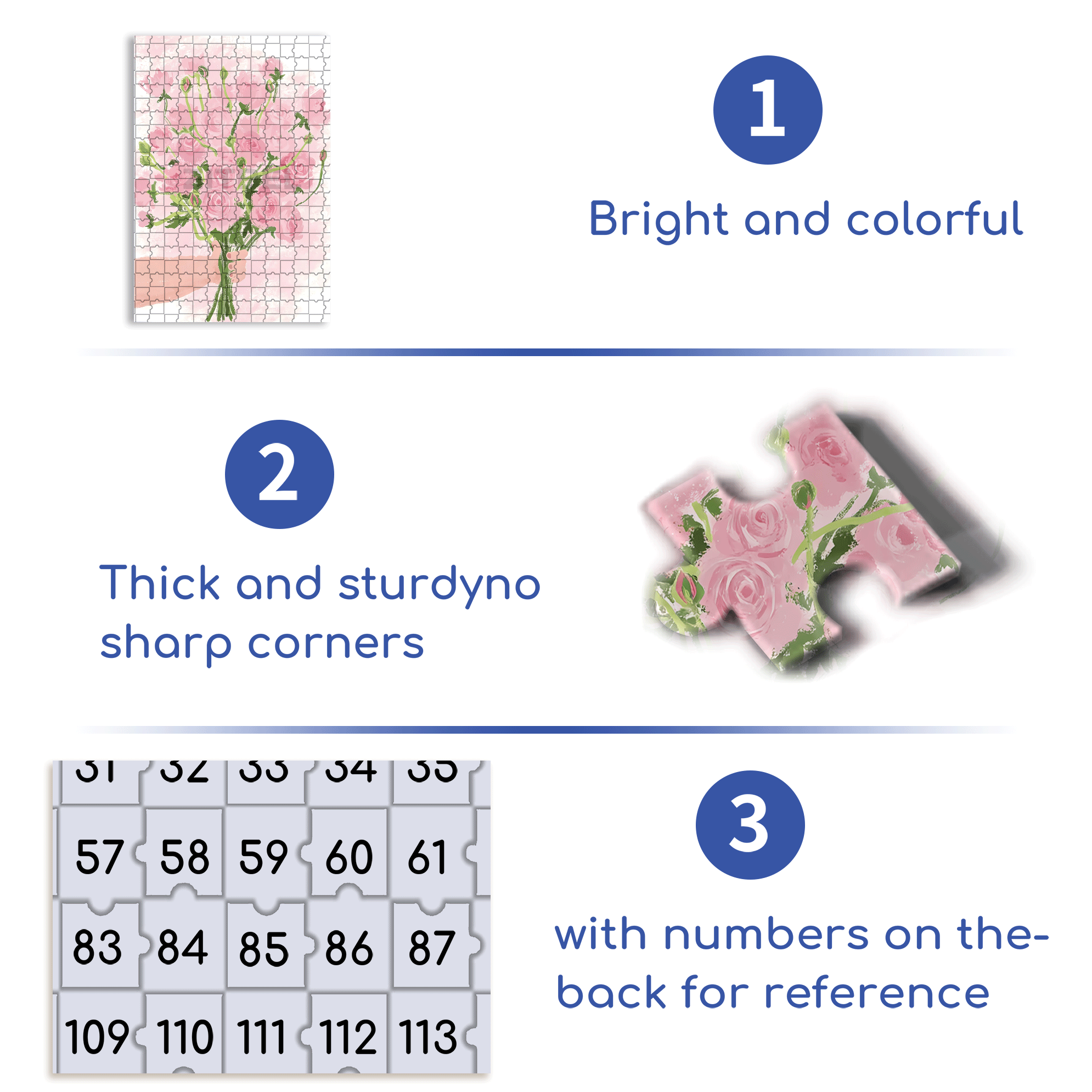 May You Be Happy 500pcs/1000pcs Jigsaw Puzzle, Scratch-Resistant, Interactive Family Game & Brain-Boosting DIY Decor, Perfect for Halloween, Christmas & New Year Gifts, Family Puzzle Game