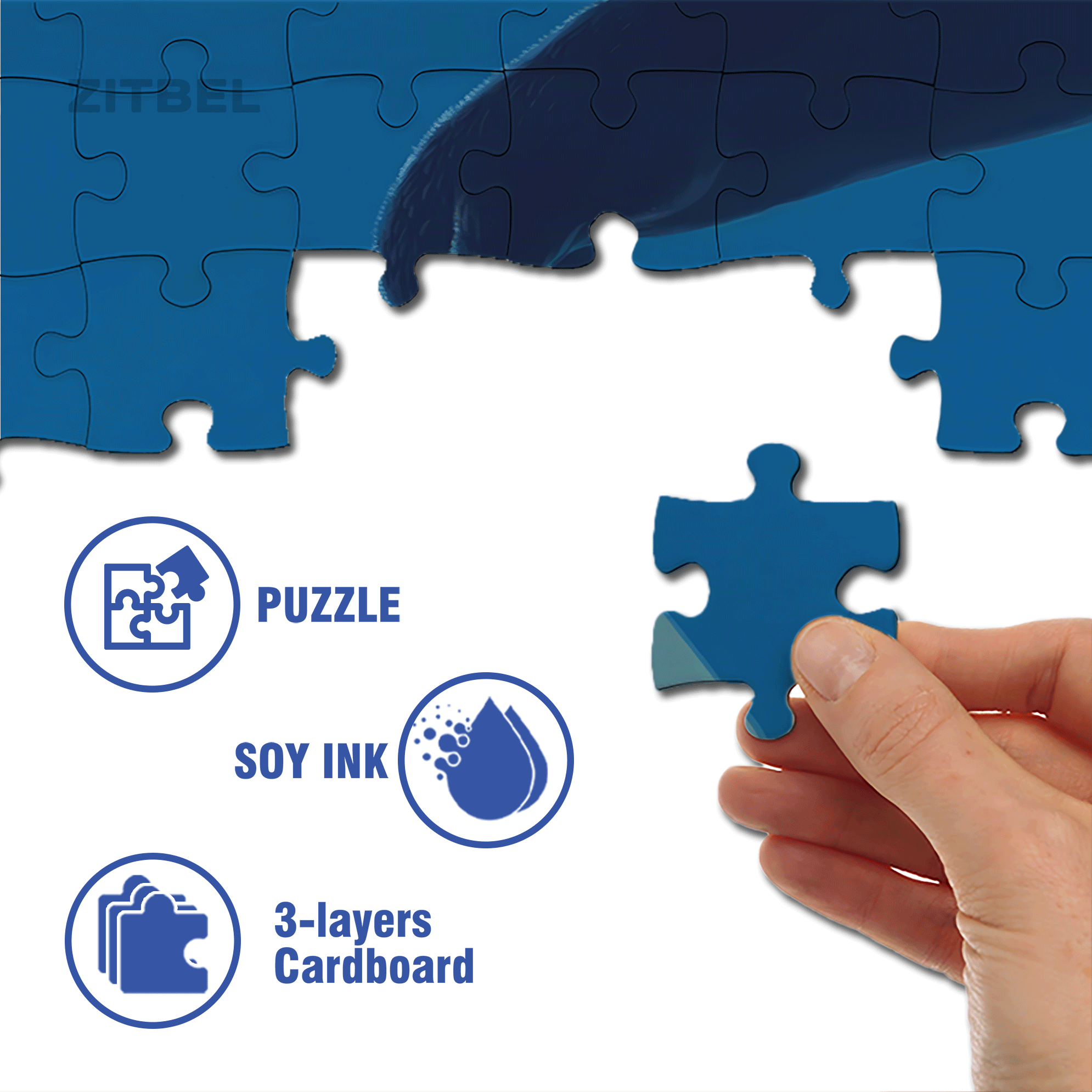 The Climber 500pcs/1000pcs Jigsaw Puzzle, Scratch-Resistant, Interactive Family Game & Brain-Boosting DIY Decor, Perfect for Halloween, Christmas & New Year Gifts, Family Puzzle Game