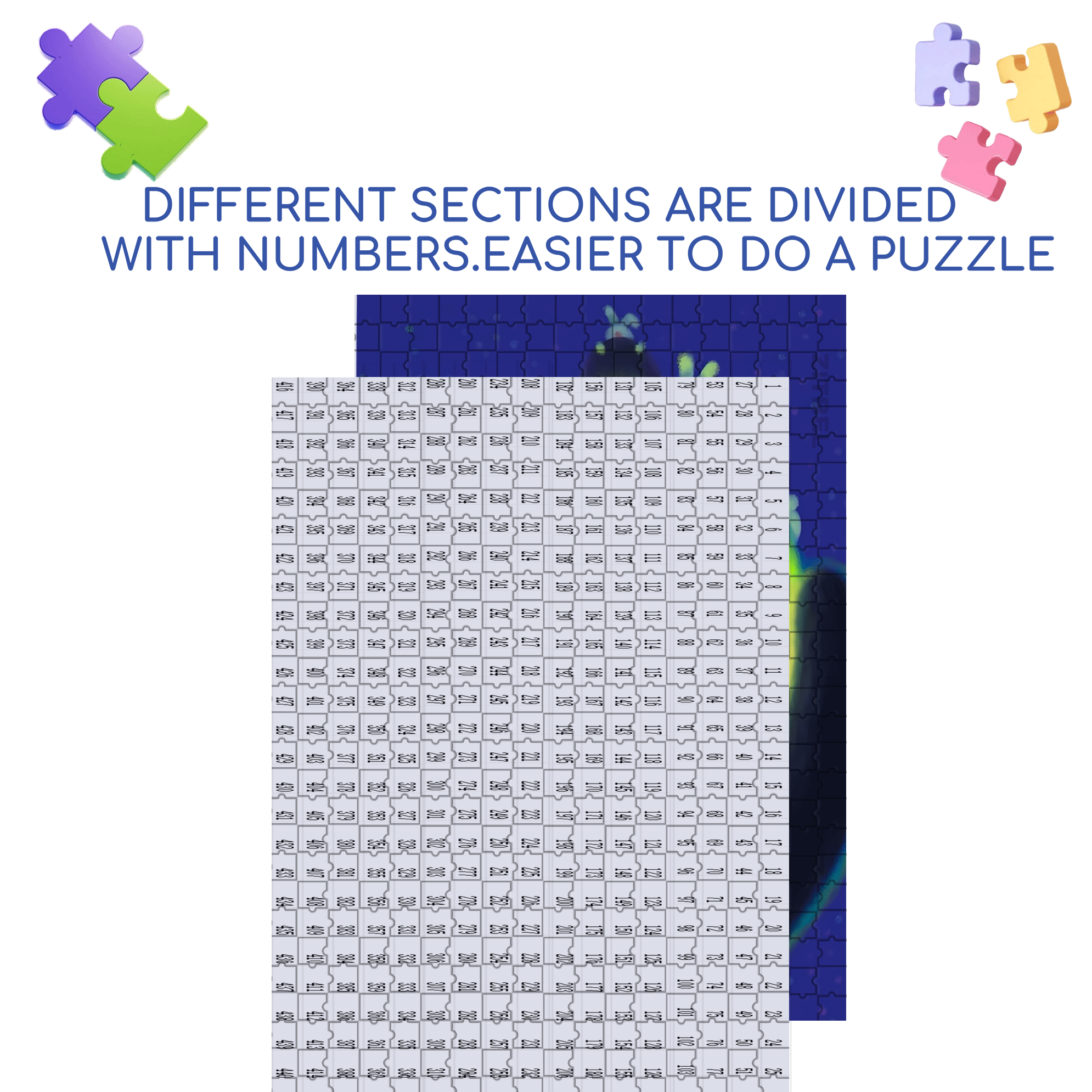 Be Happy 500pcs/1000pcs Jigsaw Puzzle, Scratch-Resistant, Interactive Family Game & Brain-Boosting DIY Decor, Perfect for Halloween, Christmas & New Year Gifts, Family Puzzle Game