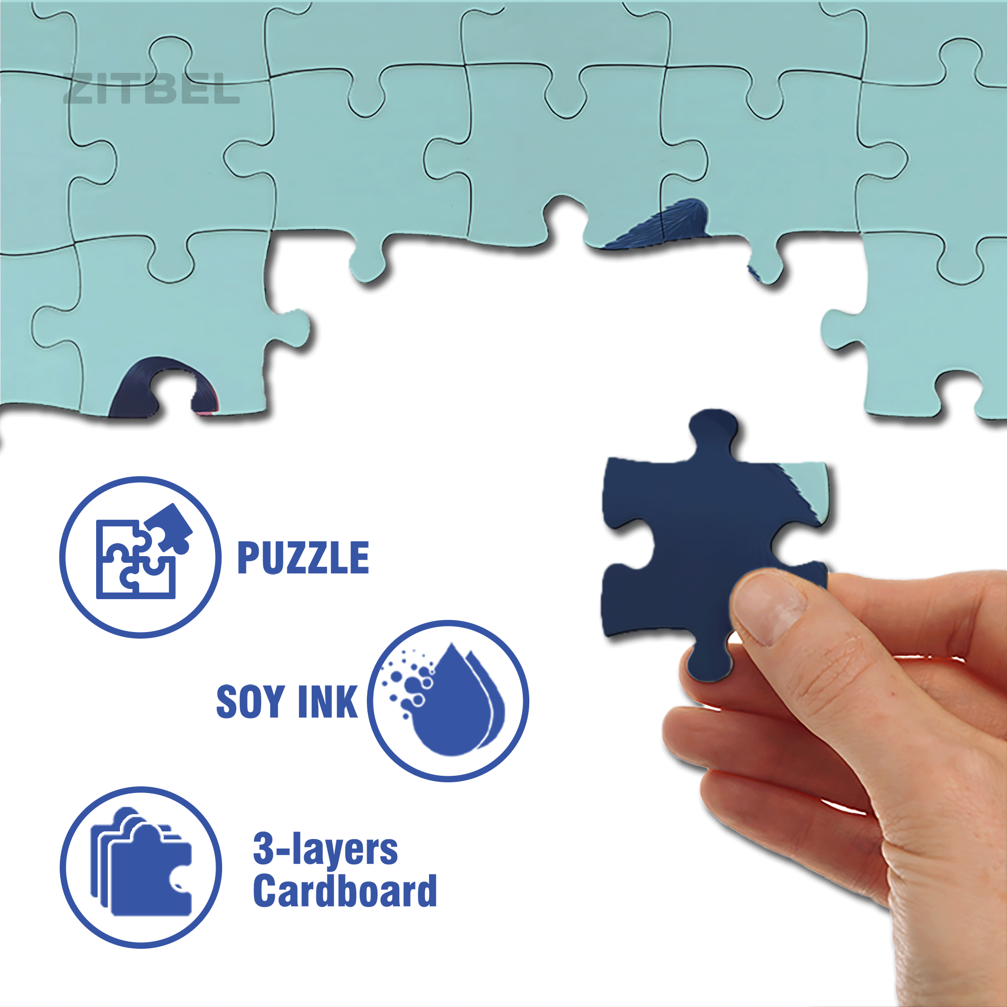 Clockwork 500pcs/1000pcs Jigsaw Puzzle, Scratch-Resistant, Interactive Family Game & Brain-Boosting DIY Decor, Perfect for Halloween, Christmas & New Year Gifts, Family Puzzle Game