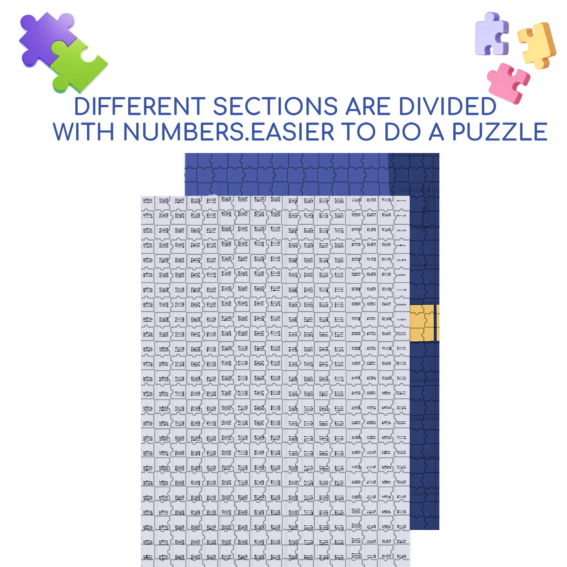 I Miss U 500pcs/1000pcs Jigsaw Puzzle, Scratch-Resistant, Interactive Family Game & Brain-Boosting DIY Decor, Perfect for Halloween, Christmas & New Year Gifts, Family Puzzle Game