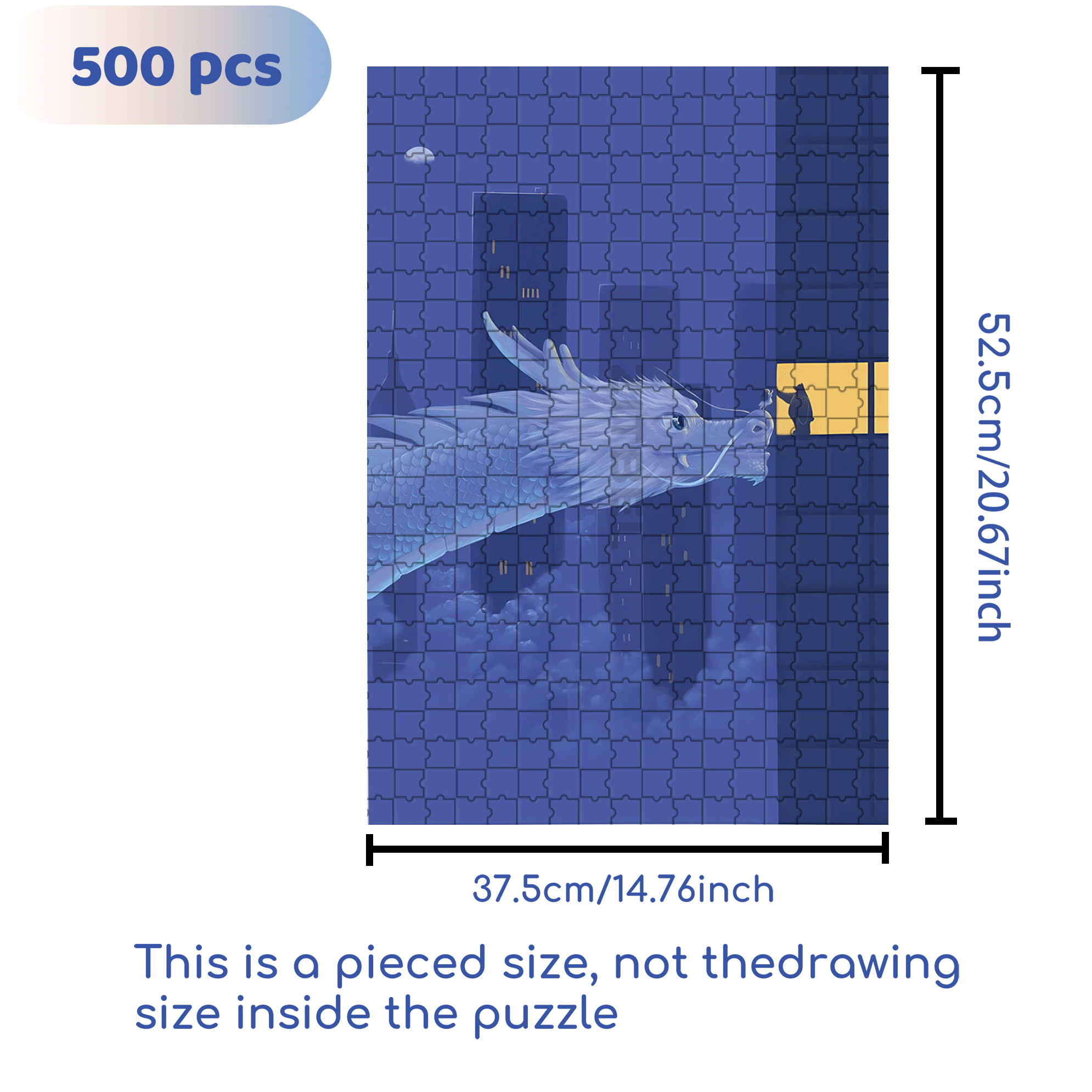 I Miss U 500pcs/1000pcs Jigsaw Puzzle, Scratch-Resistant, Interactive Family Game & Brain-Boosting DIY Decor, Perfect for Halloween, Christmas & New Year Gifts, Family Puzzle Game