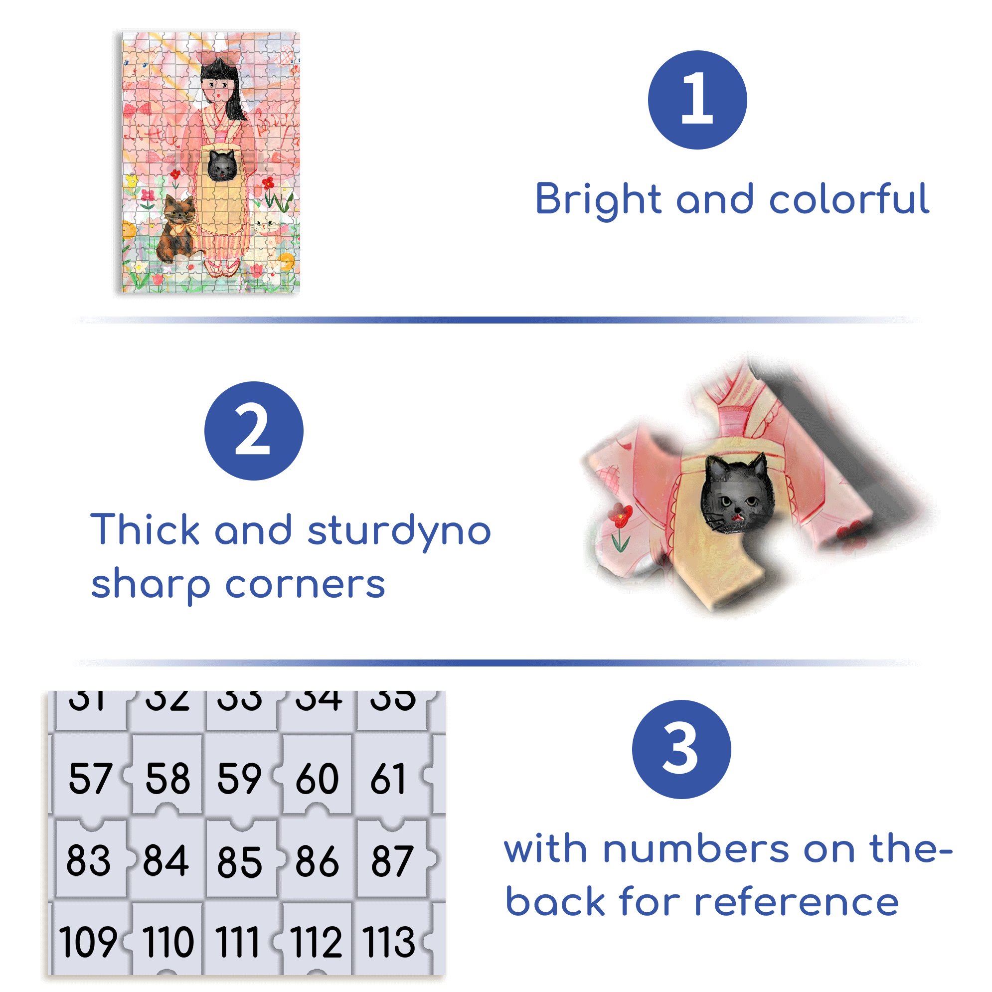 Little Bow Fairy 500pcs/1000pcs Jigsaw Puzzle, Scratch-Resistant, Interactive Family Game & Brain-Boosting DIY Decor, Perfect for Halloween, Christmas & New Year Gifts, Family Puzzle Game