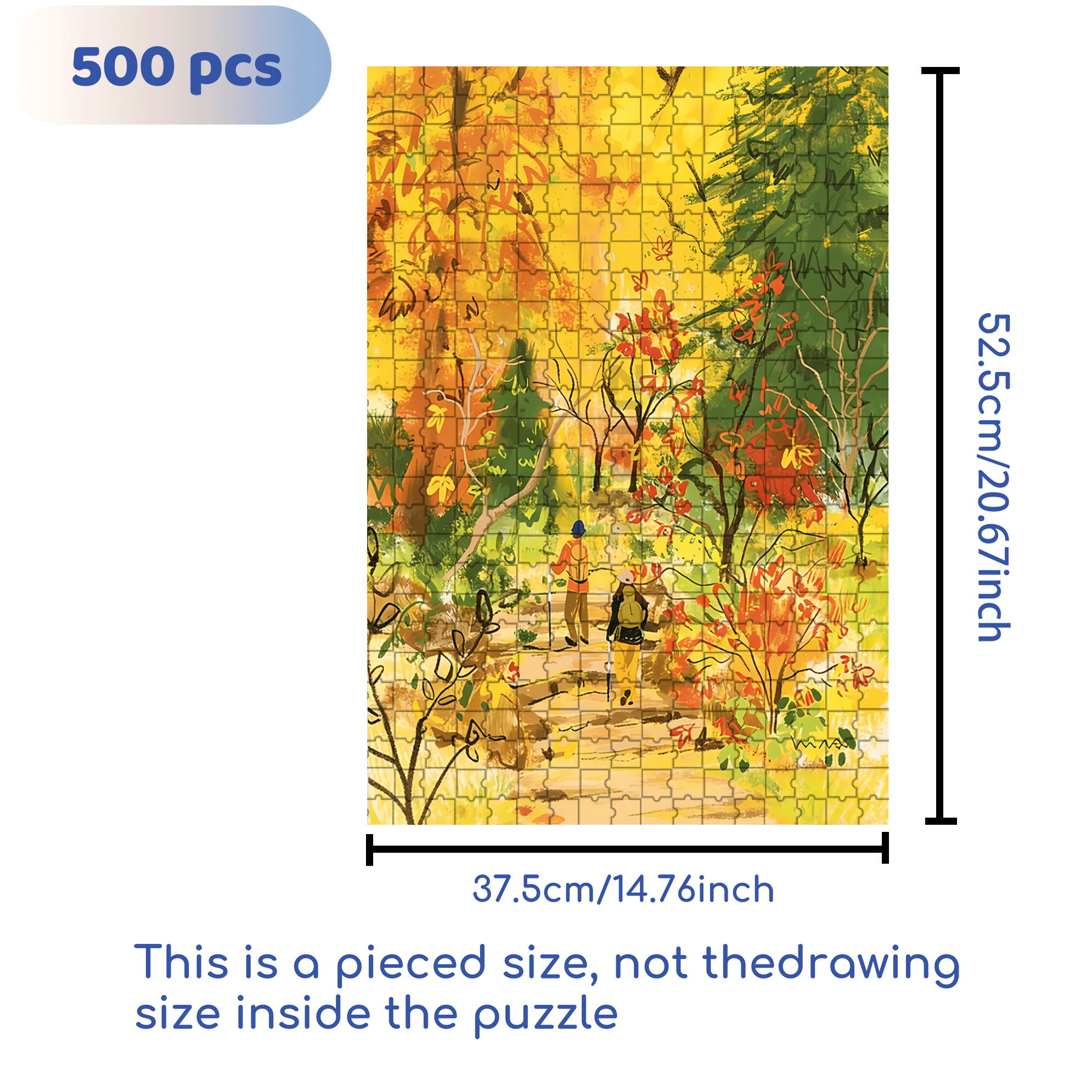 My Autumn Album 3 500pcs/1000pcs Jigsaw Puzzle, Scratch-Resistant, Interactive Family Game & Brain-Boosting DIY Decor, Perfect for Halloween, Christmas & New Year Gifts, Family Puzzle Game