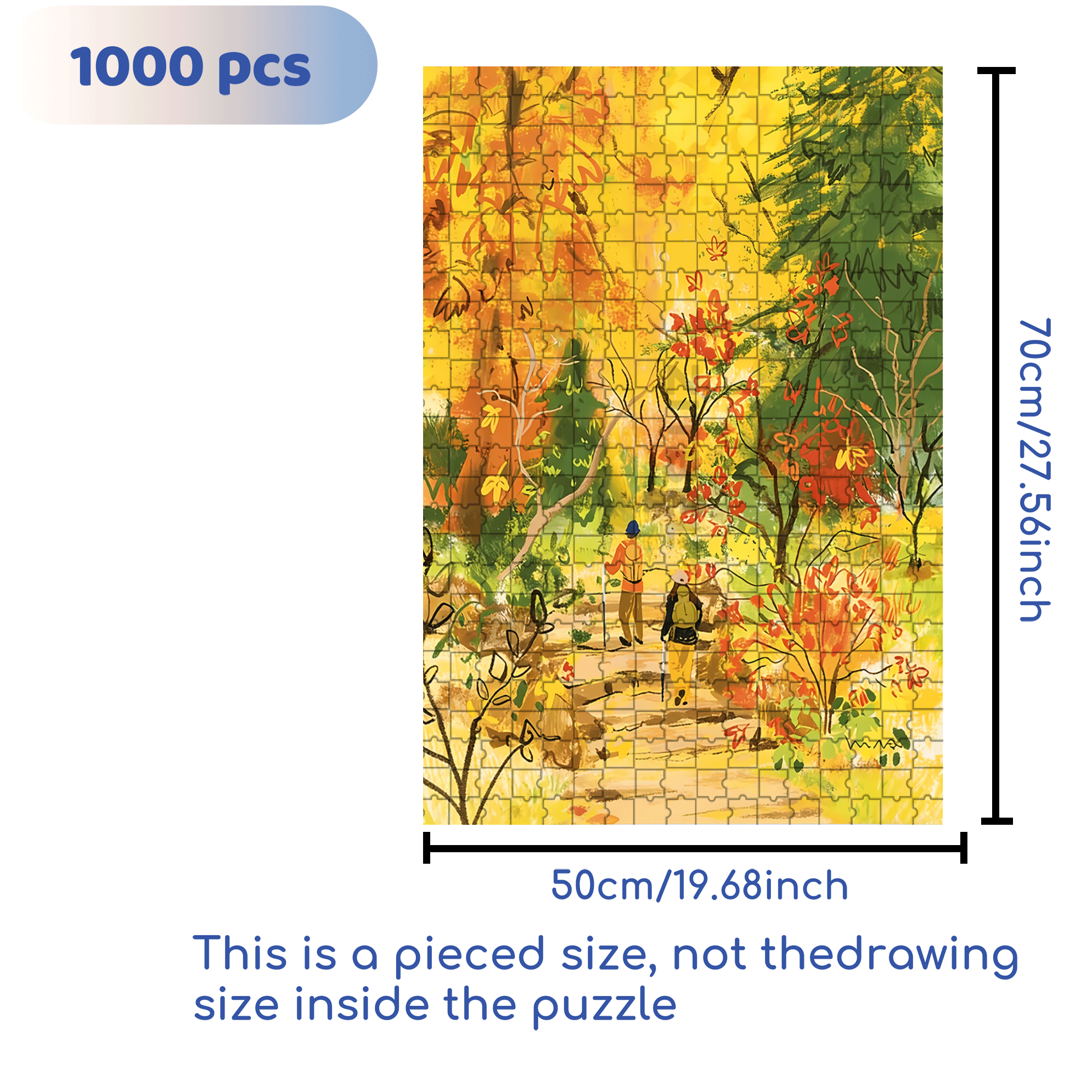 My Autumn Album 3 500pcs/1000pcs Jigsaw Puzzle, Scratch-Resistant, Interactive Family Game & Brain-Boosting DIY Decor, Perfect for Halloween, Christmas & New Year Gifts, Family Puzzle Game