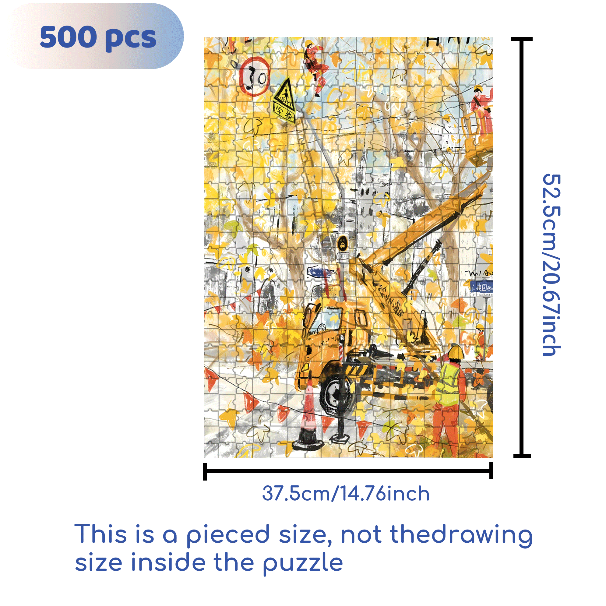 My Autumn Album 4 500pcs/1000pcs Jigsaw Puzzle, Scratch-Resistant, Interactive Family Game & Brain-Boosting DIY Decor, Perfect for Halloween, Christmas & New Year Gifts, Family Puzzle Game