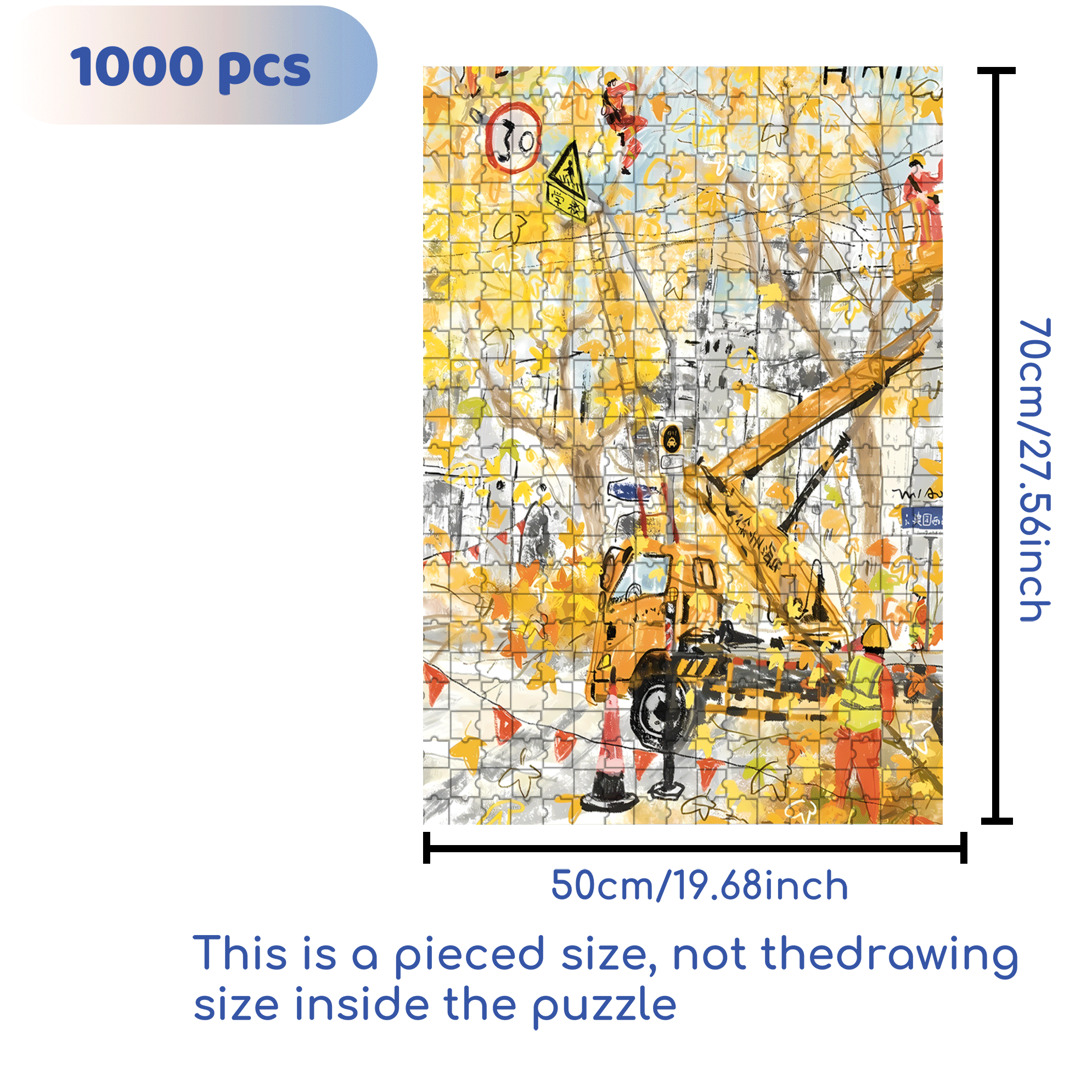 My Autumn Album 4 500pcs/1000pcs Jigsaw Puzzle, Scratch-Resistant, Interactive Family Game & Brain-Boosting DIY Decor, Perfect for Halloween, Christmas & New Year Gifts, Family Puzzle Game