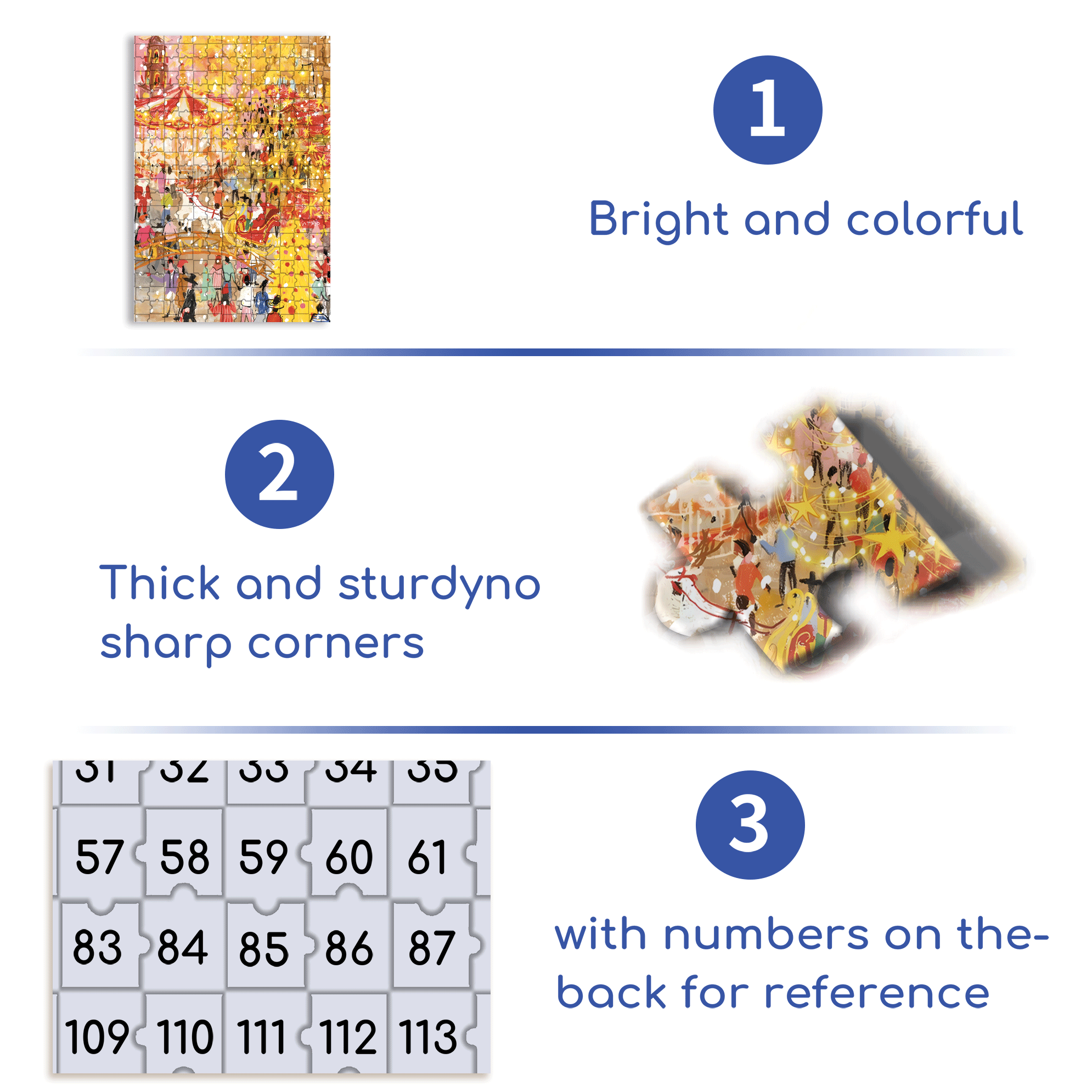 My Christmas Album 500pcs/1000pcs Jigsaw Puzzle, Scratch-Resistant, Interactive Family Game & Brain-Boosting DIY Decor, Perfect for Halloween, Christmas & New Year Gifts, Family Puzzle Game