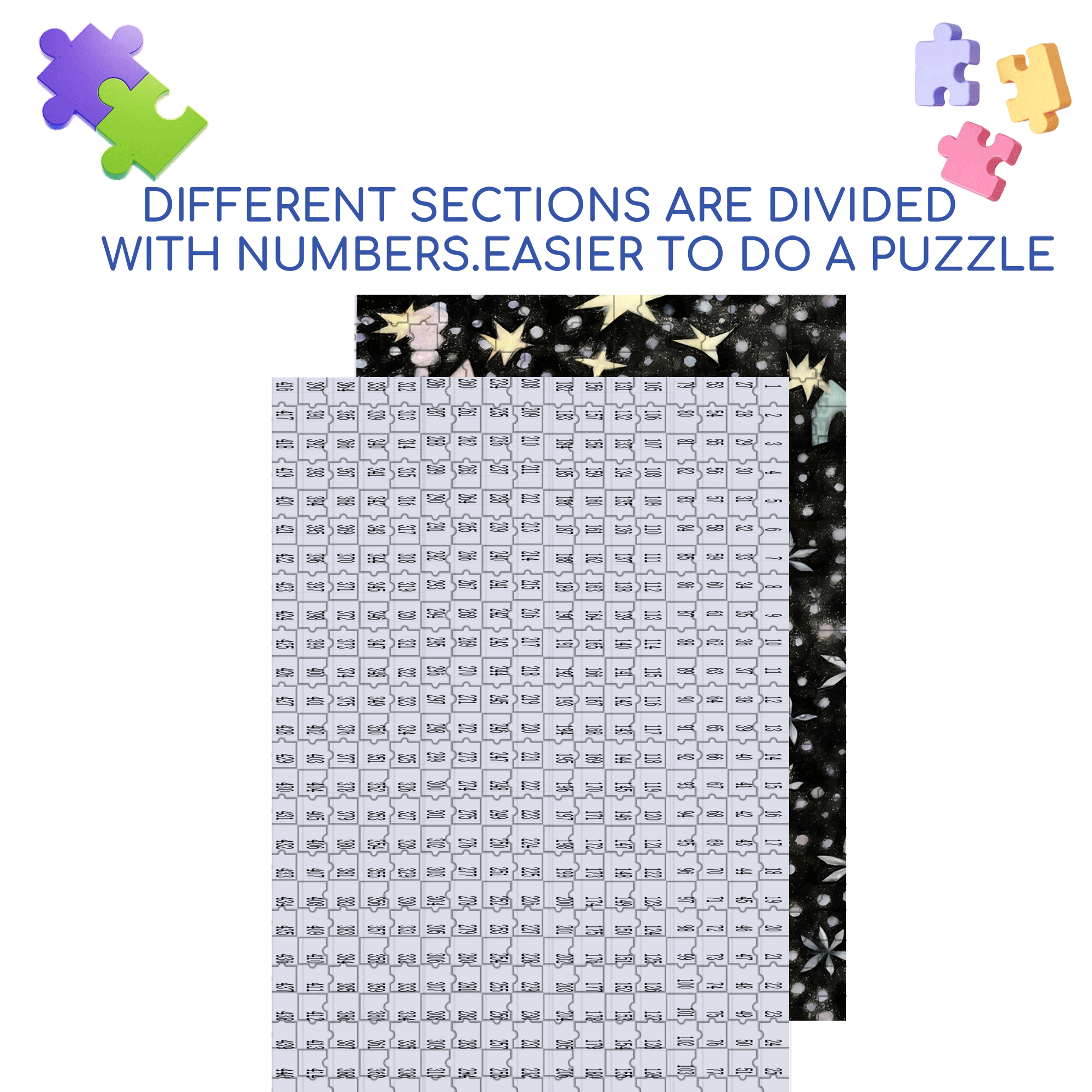 Night Of Snow 500pcs/1000pcs Jigsaw Puzzle, Scratch-Resistant, Interactive Family Game & Brain-Boosting DIY Decor, Perfect for Halloween, Christmas & New Year Gifts, Family Puzzle Game