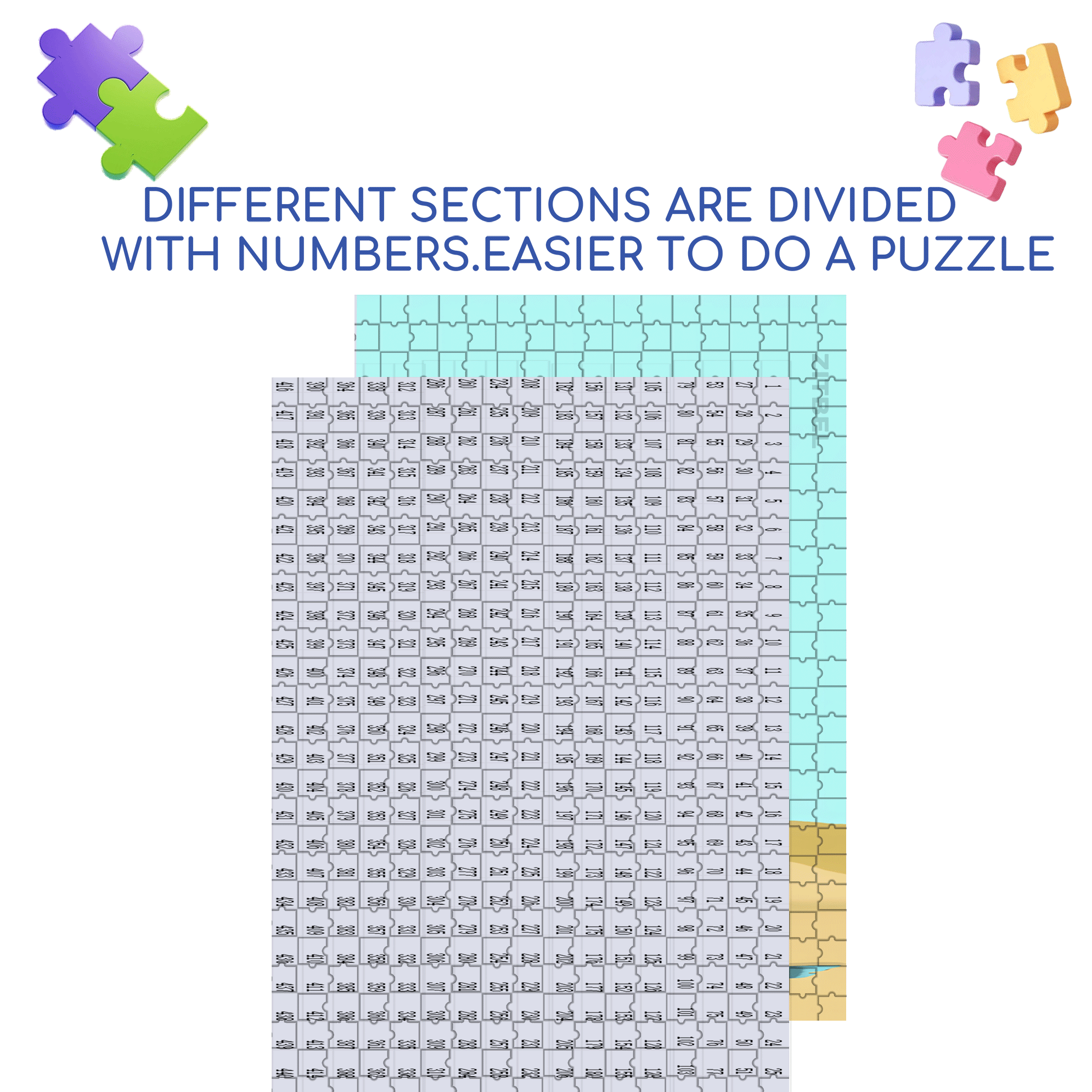 OASIS 500pcs/1000pcs Jigsaw Puzzle, Scratch-Resistant, Interactive Family Game & Brain-Boosting DIY Decor, Perfect for Halloween, Christmas & New Year Gifts, Family Puzzle Game