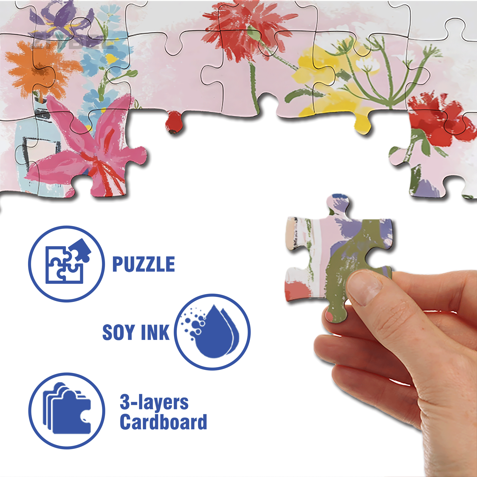 Open Individually 500pcs/1000pcs Jigsaw Puzzle, Scratch-Resistant, Interactive Family Game & Brain-Boosting DIY Decor, Perfect for Halloween, Christmas & New Year Gifts, Family Puzzle Game
