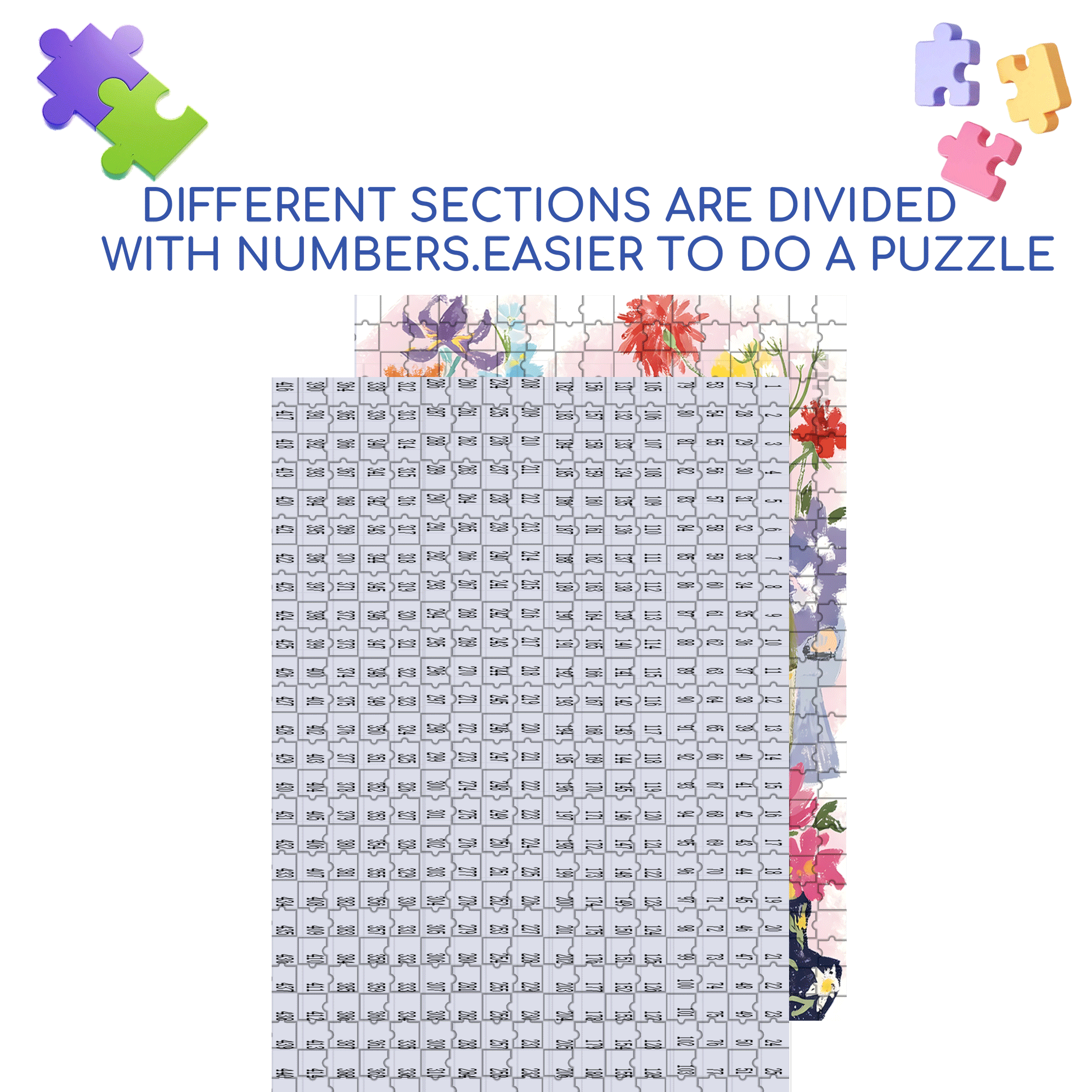 Open Individually 500pcs/1000pcs Jigsaw Puzzle, Scratch-Resistant, Interactive Family Game & Brain-Boosting DIY Decor, Perfect for Halloween, Christmas & New Year Gifts, Family Puzzle Game