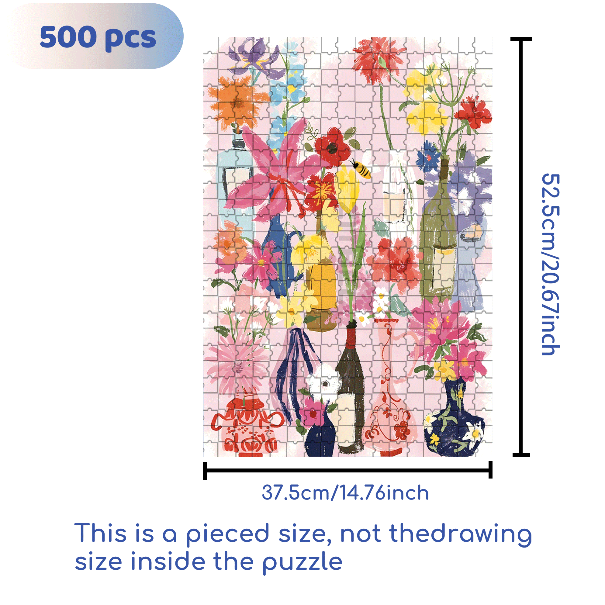 Open Individually 500pcs/1000pcs Jigsaw Puzzle, Scratch-Resistant, Interactive Family Game & Brain-Boosting DIY Decor, Perfect for Halloween, Christmas & New Year Gifts, Family Puzzle Game