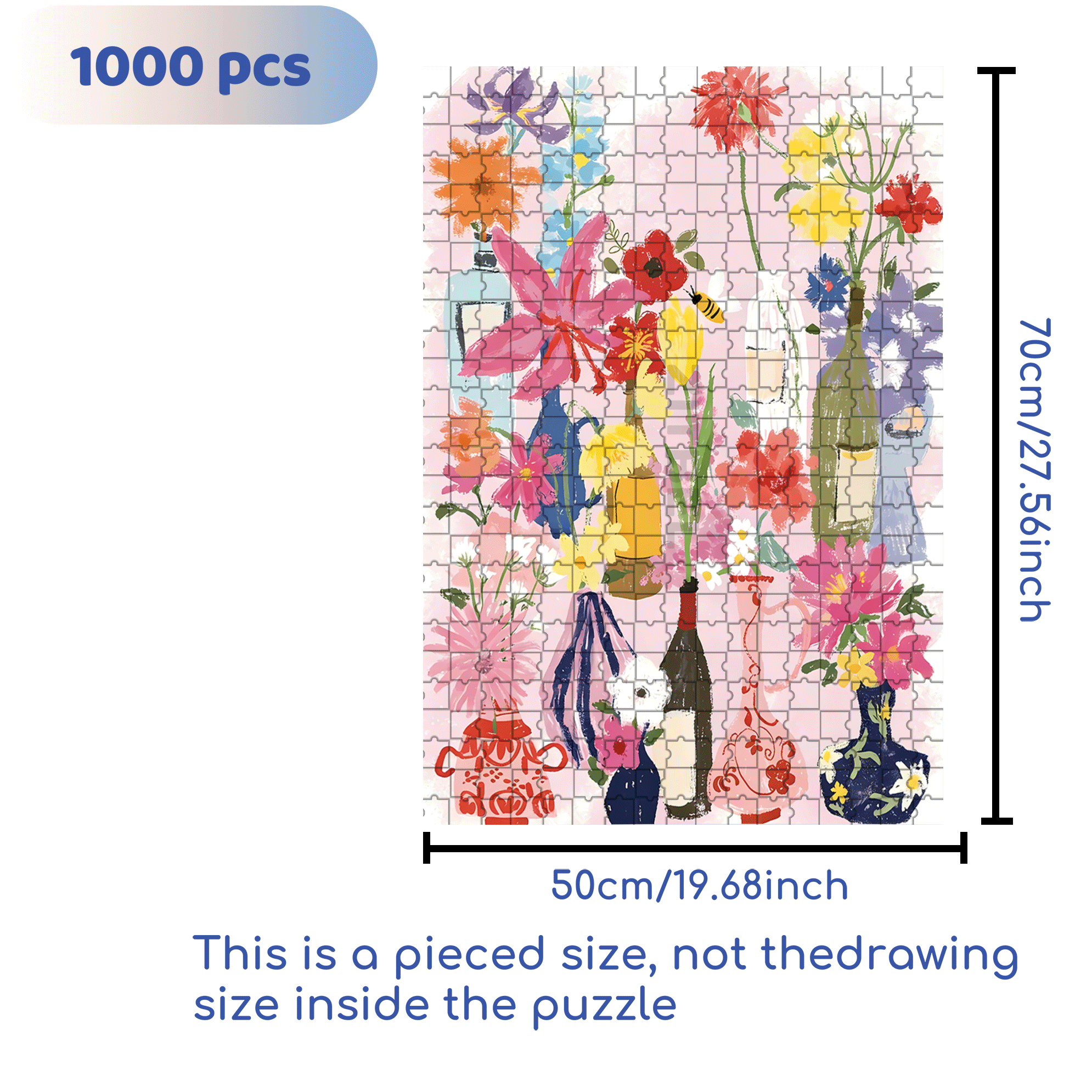 Open Individually 500pcs/1000pcs Jigsaw Puzzle, Scratch-Resistant, Interactive Family Game & Brain-Boosting DIY Decor, Perfect for Halloween, Christmas & New Year Gifts, Family Puzzle Game