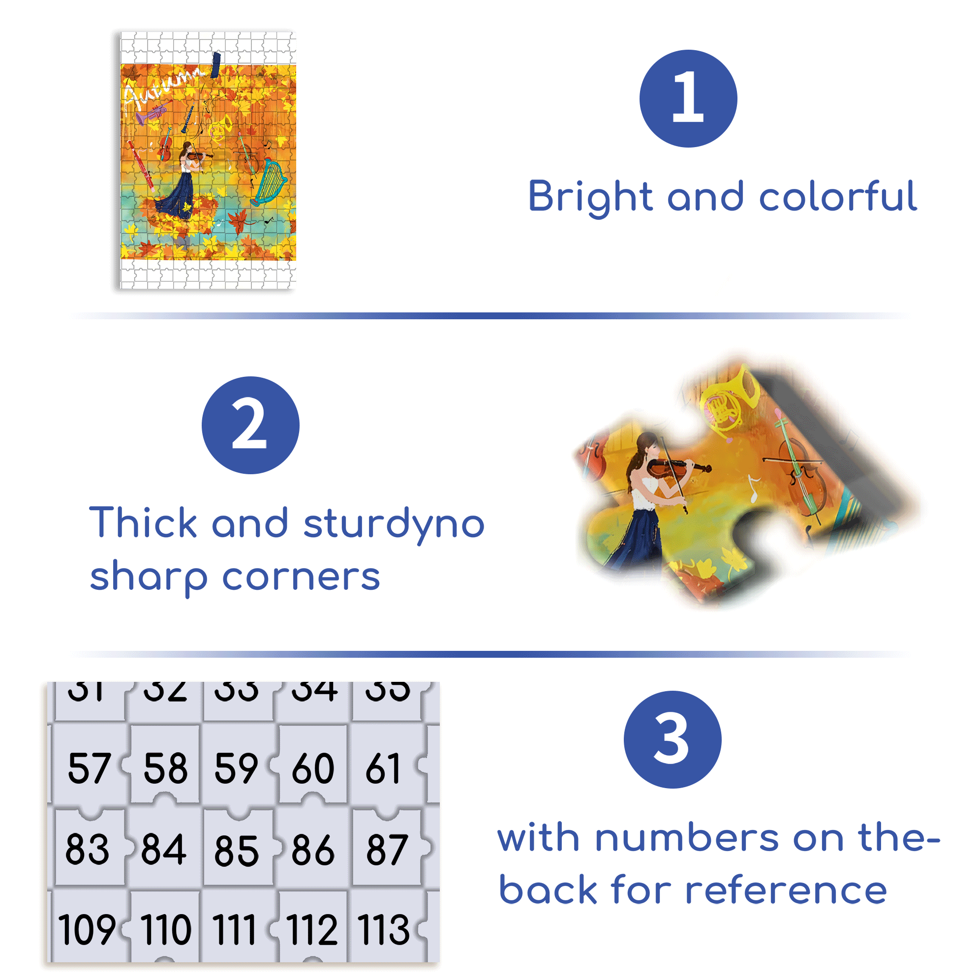 Performance Time 2 500pcs/1000pcs Jigsaw Puzzle, Scratch-Resistant, Interactive Family Game & Brain-Boosting DIY Decor, Perfect for Halloween, Christmas & New Year Gifts, Family Puzzle Game