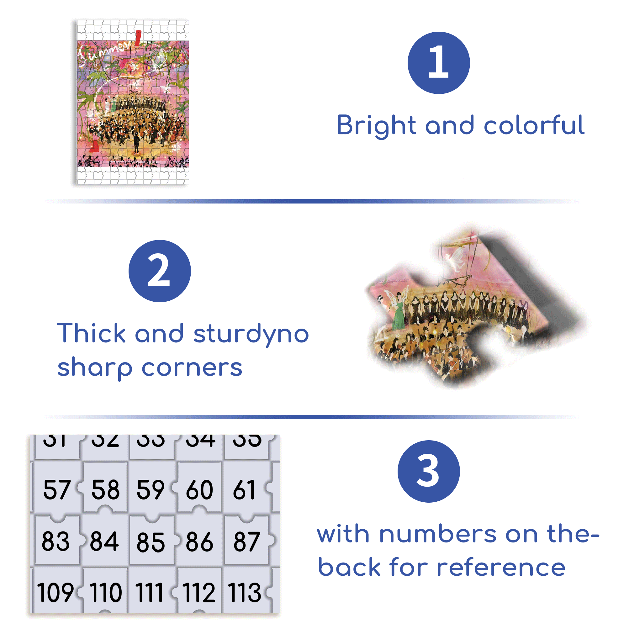Performance Time 3 500pcs/1000pcs Jigsaw Puzzle, Scratch-Resistant, Interactive Family Game & Brain-Boosting DIY Decor, Perfect for Halloween, Christmas & New Year Gifts, Family Puzzle Game