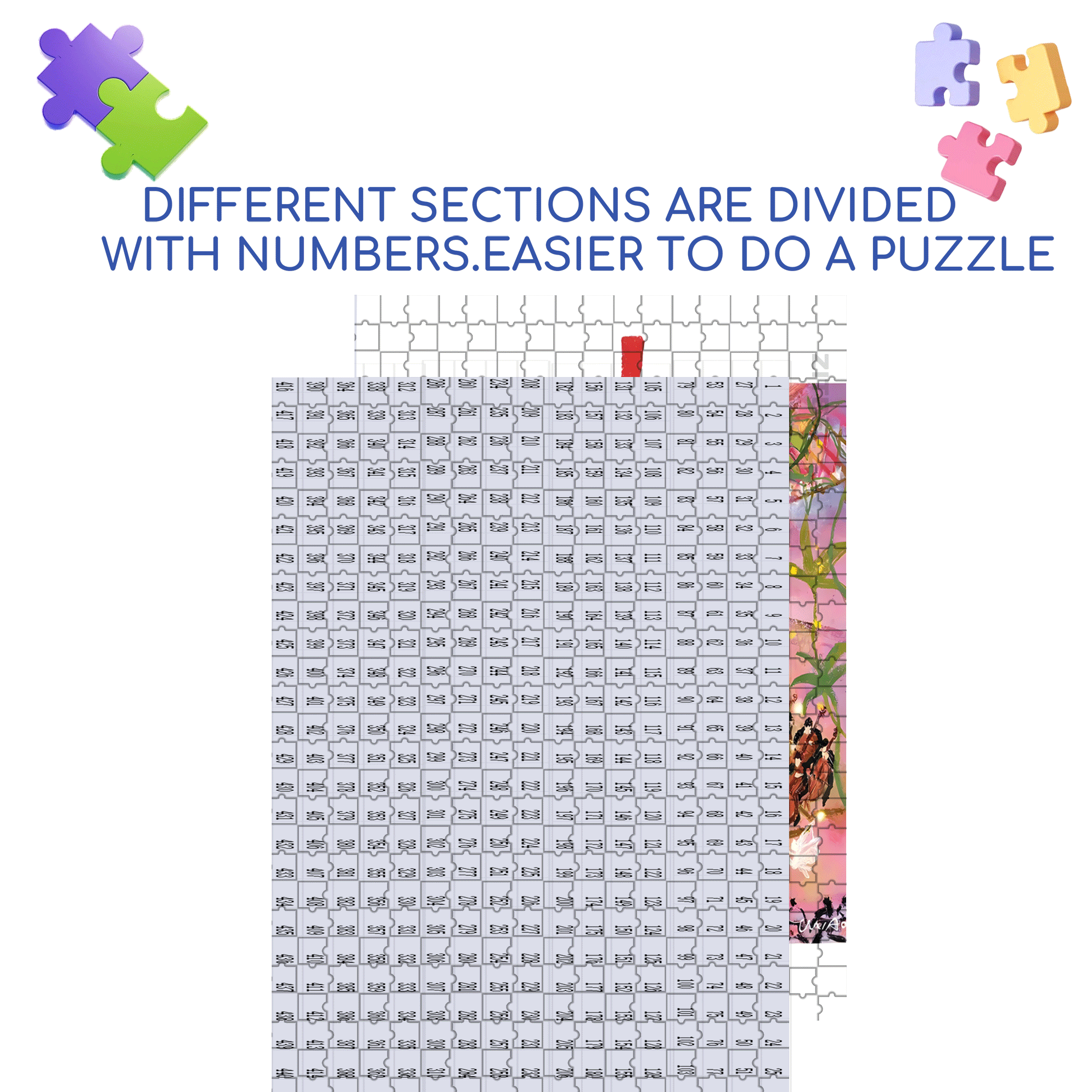 Performance Time 3 500pcs/1000pcs Jigsaw Puzzle, Scratch-Resistant, Interactive Family Game & Brain-Boosting DIY Decor, Perfect for Halloween, Christmas & New Year Gifts, Family Puzzle Game
